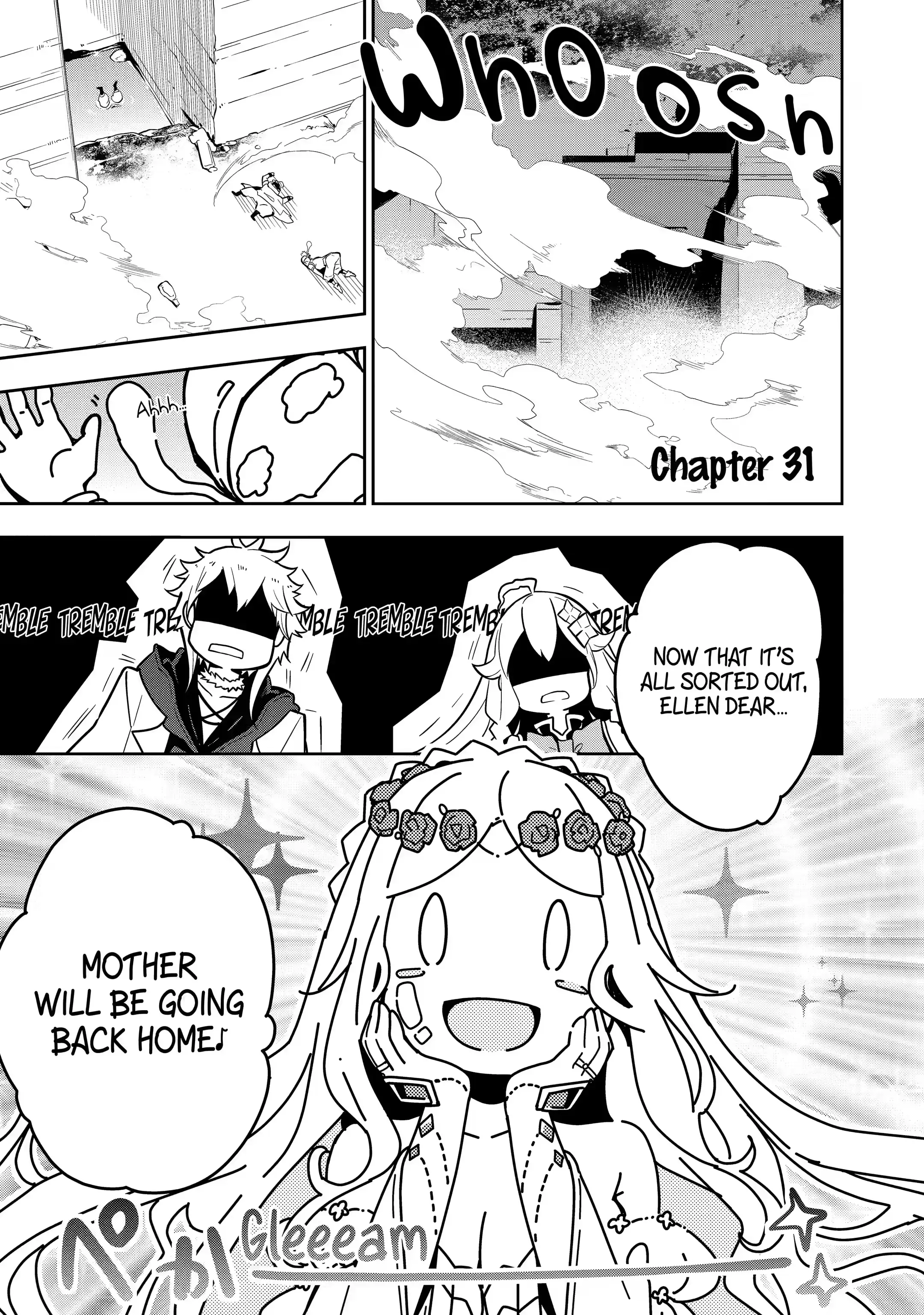Reincarnated as the Daughter of the Legendary Hero and the Queen of Spirits (Official) chapter 31.1 page 1