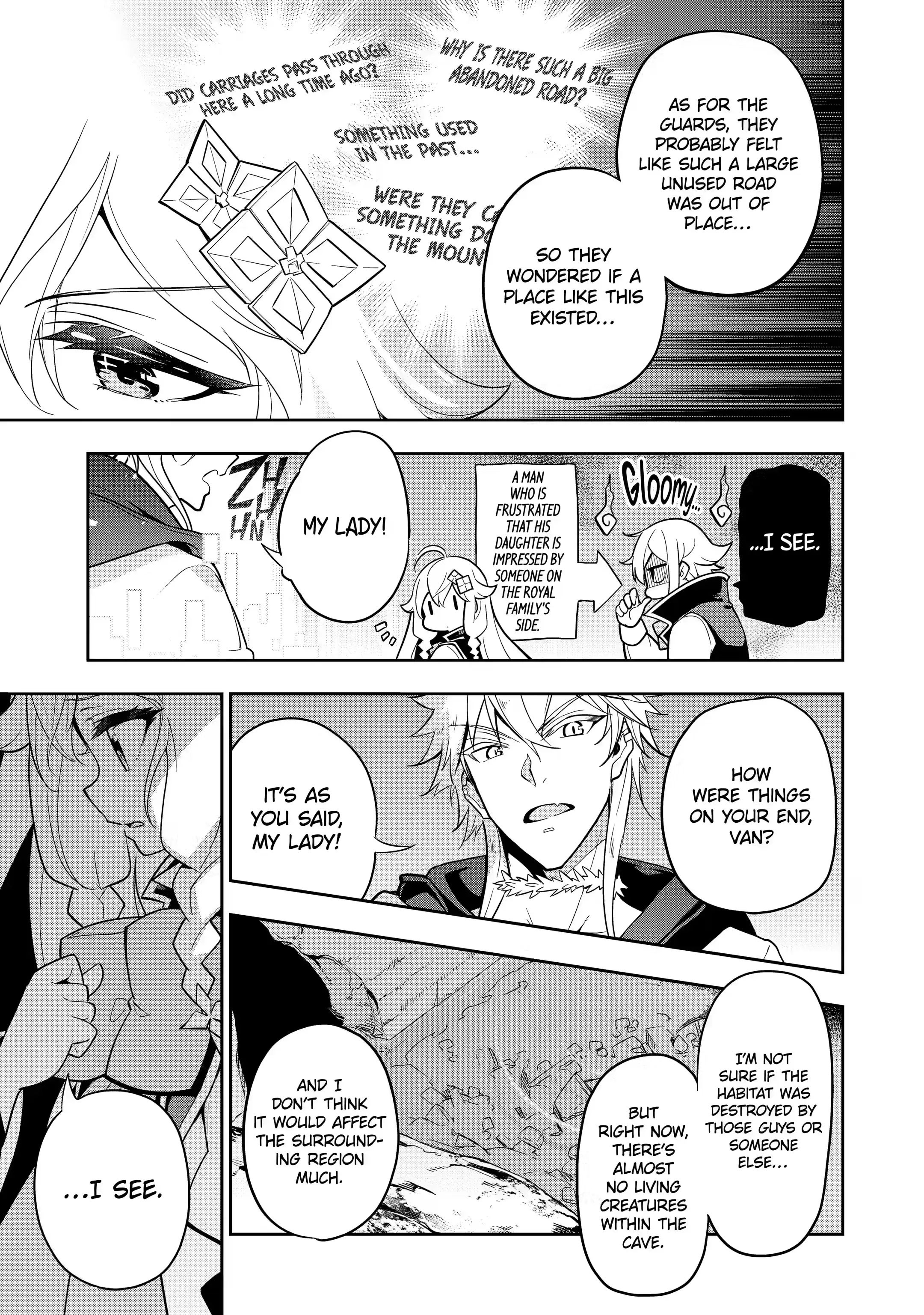 Reincarnated as the Daughter of the Legendary Hero and the Queen of Spirits (Official) chapter 31.3 page 3