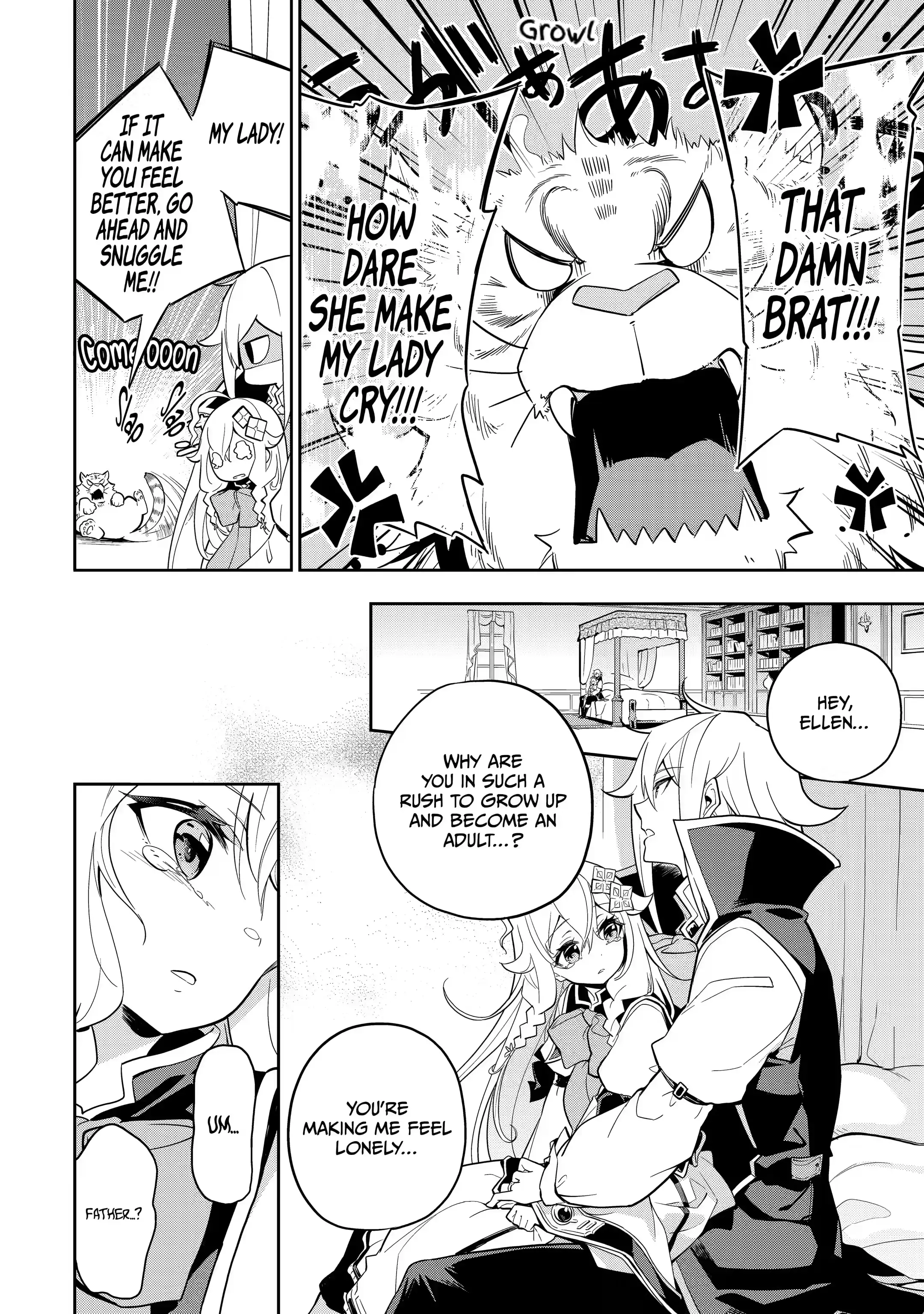 Reincarnated as the Daughter of the Legendary Hero and the Queen of Spirits (Official) chapter 32.2 page 3