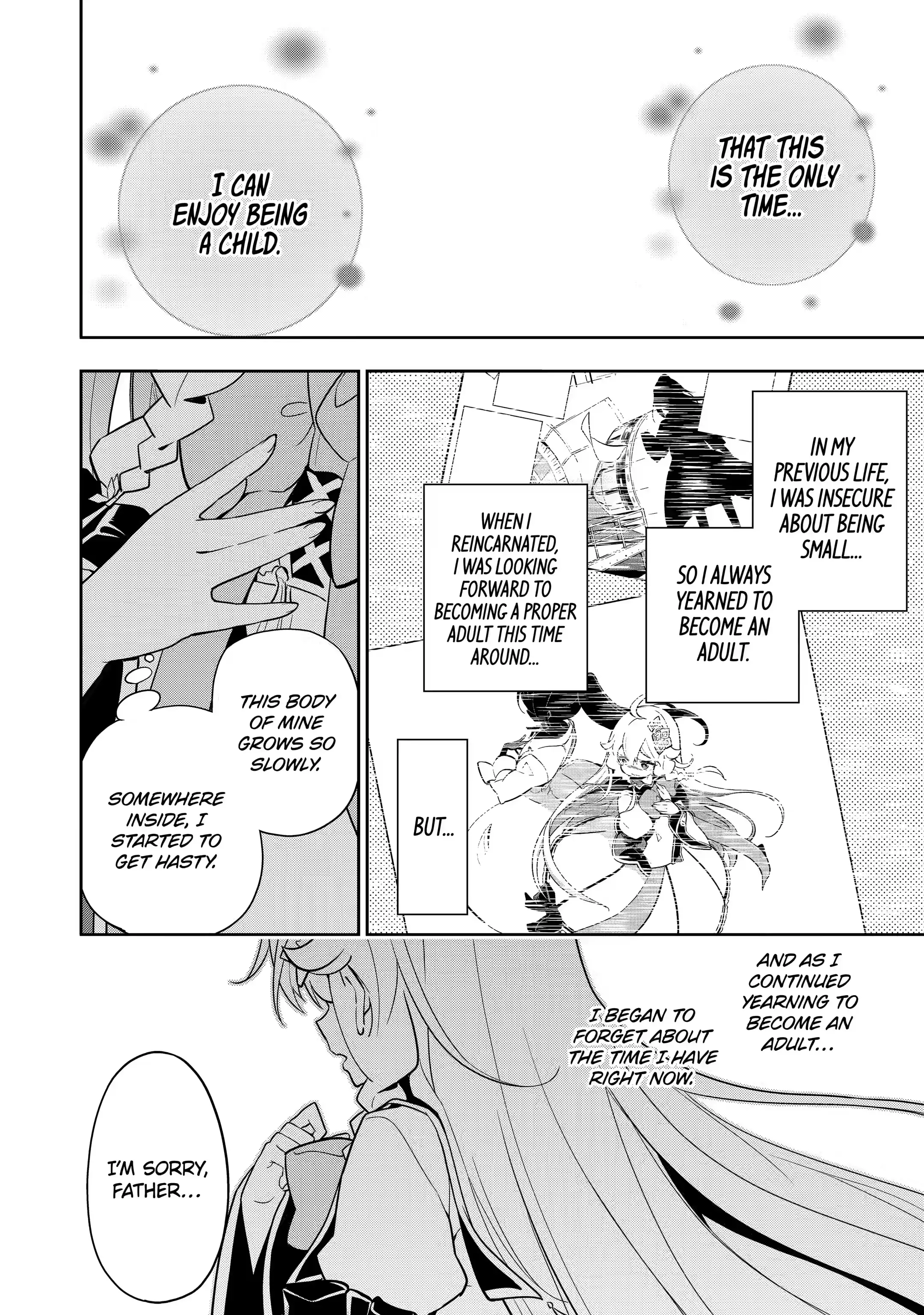 Reincarnated as the Daughter of the Legendary Hero and the Queen of Spirits (Official) chapter 32.2 page 7