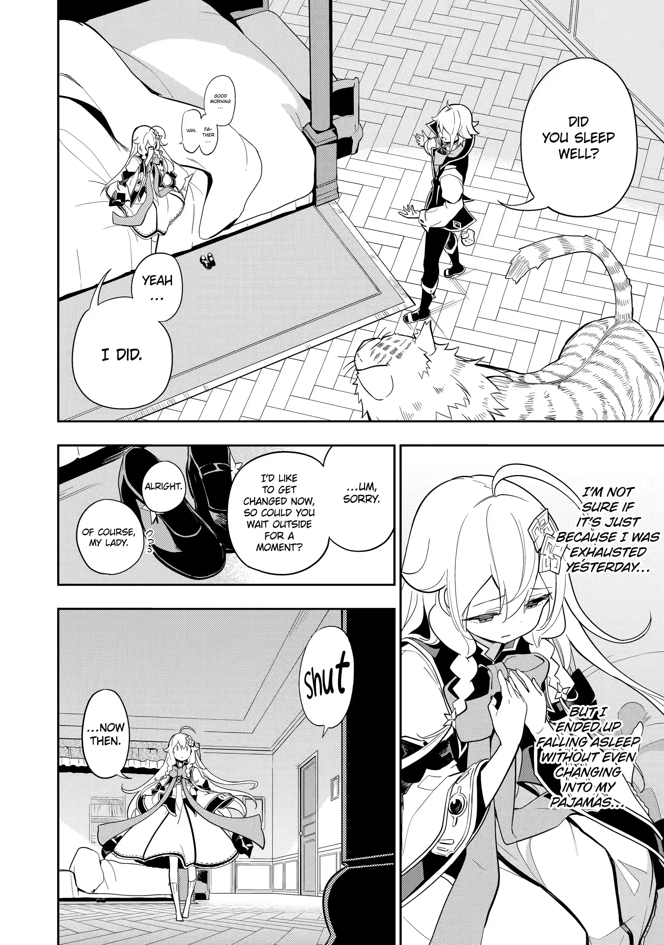 Reincarnated as the Daughter of the Legendary Hero and the Queen of Spirits (Official) chapter 33.1 page 2