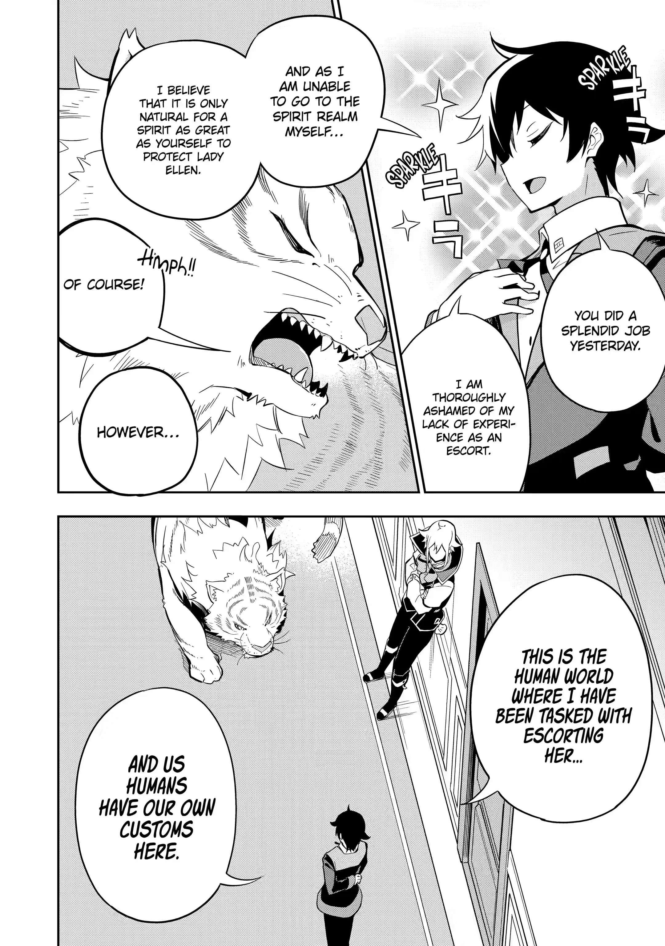 Reincarnated as the Daughter of the Legendary Hero and the Queen of Spirits (Official) chapter 33.1 page 8