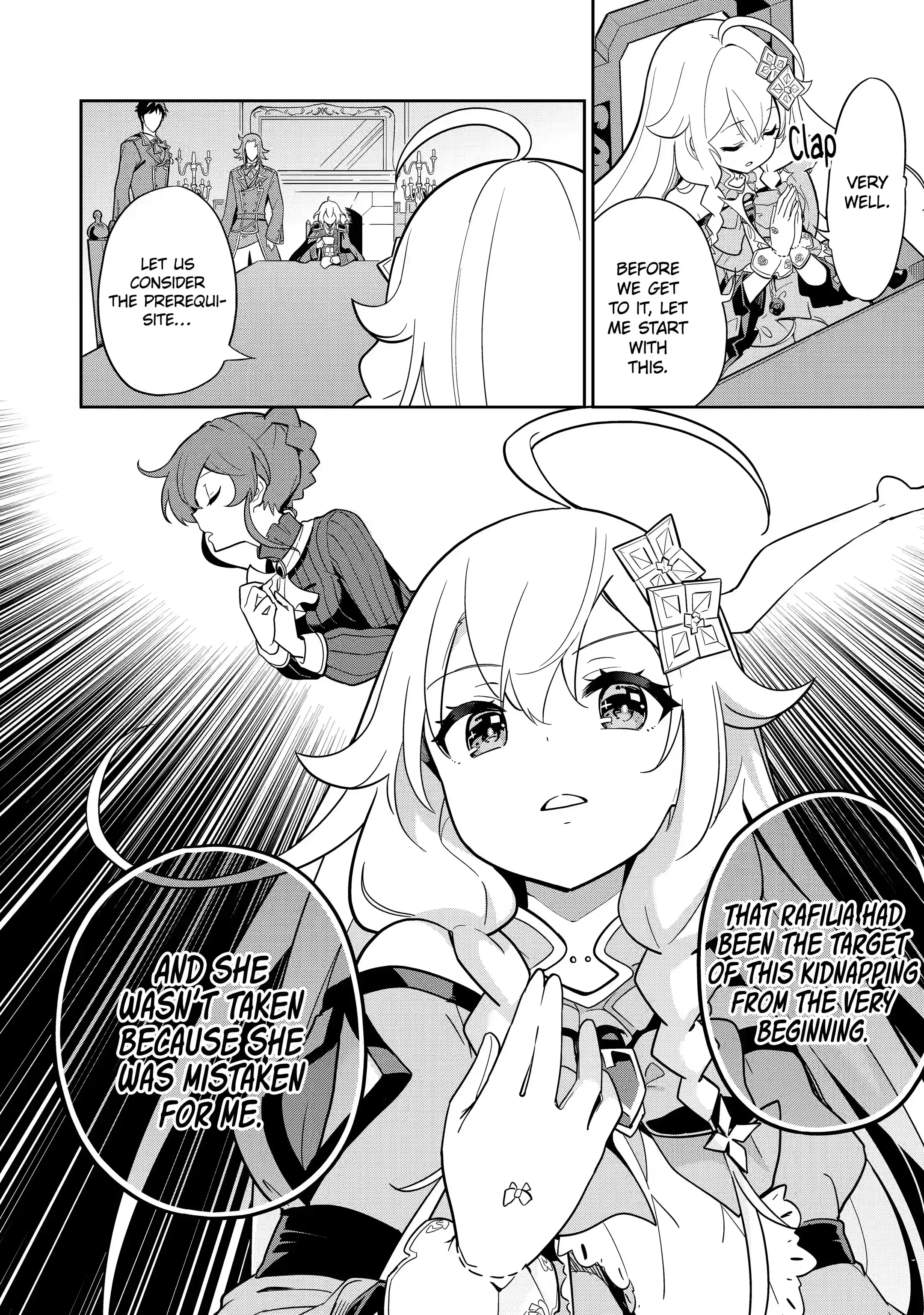 Reincarnated as the Daughter of the Legendary Hero and the Queen of Spirits (Official) chapter 34.1 page 4
