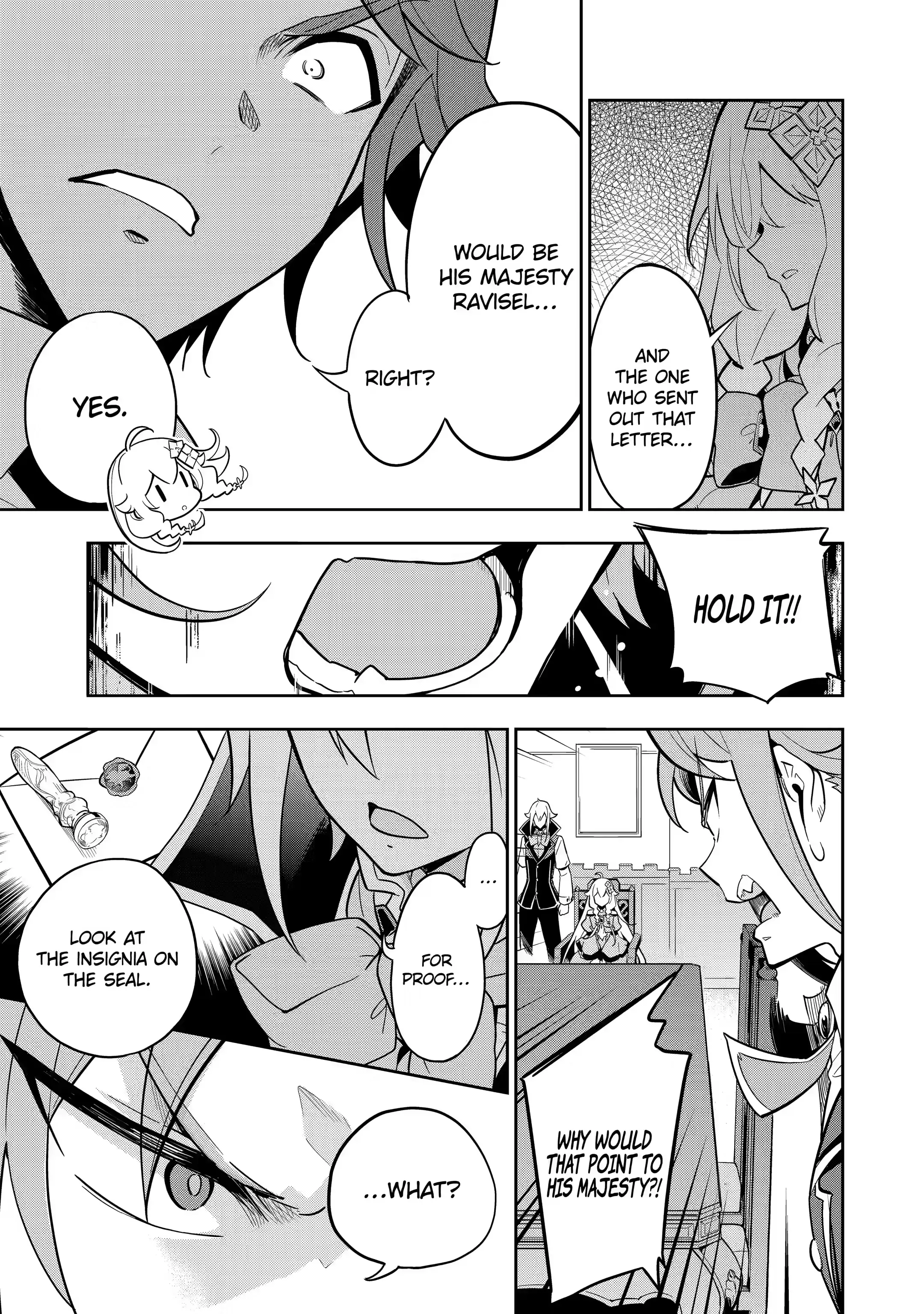 Reincarnated as the Daughter of the Legendary Hero and the Queen of Spirits (Official) chapter 34.1 page 9