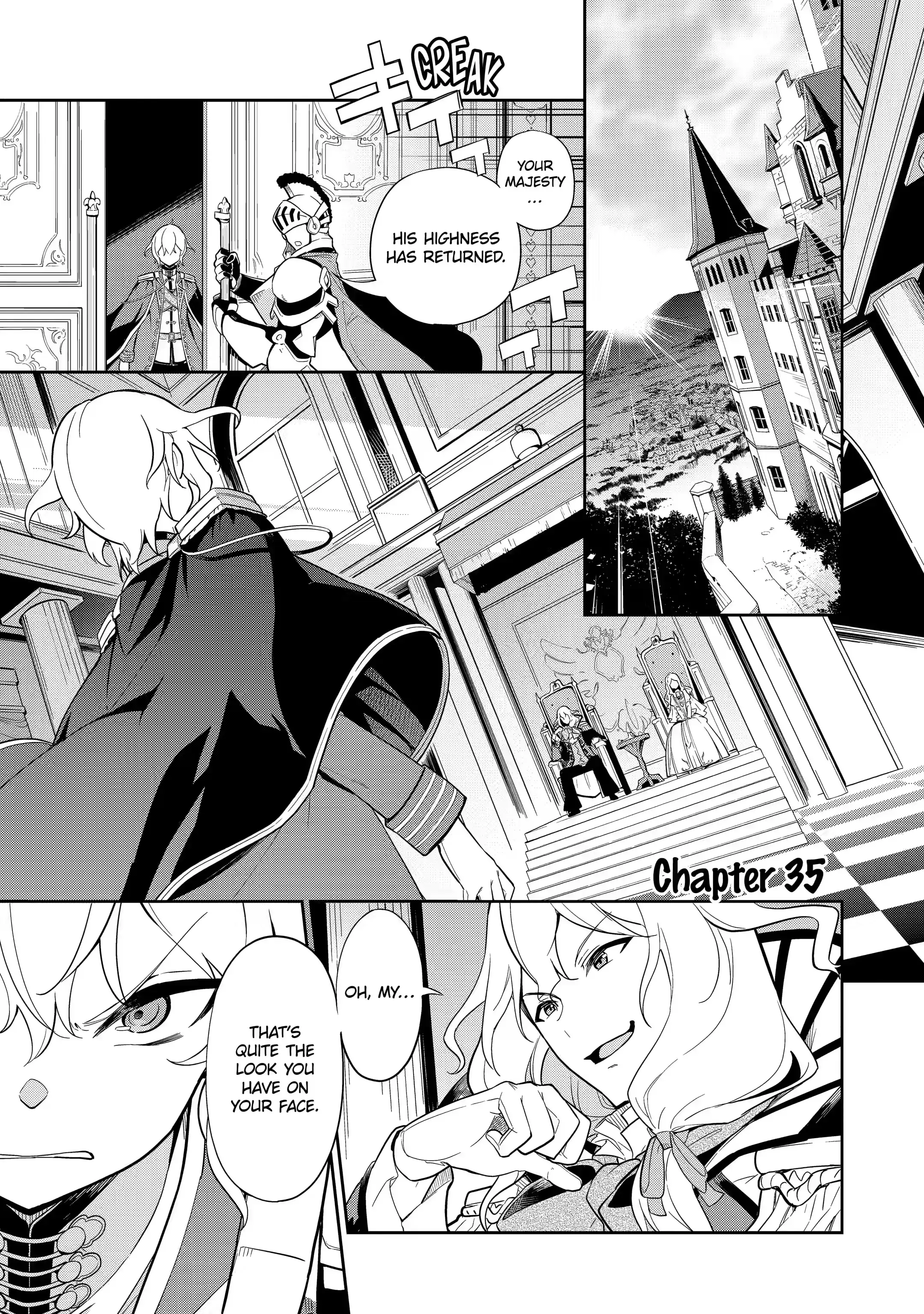 Reincarnated as the Daughter of the Legendary Hero and the Queen of Spirits (Official) chapter 35.1 page 1