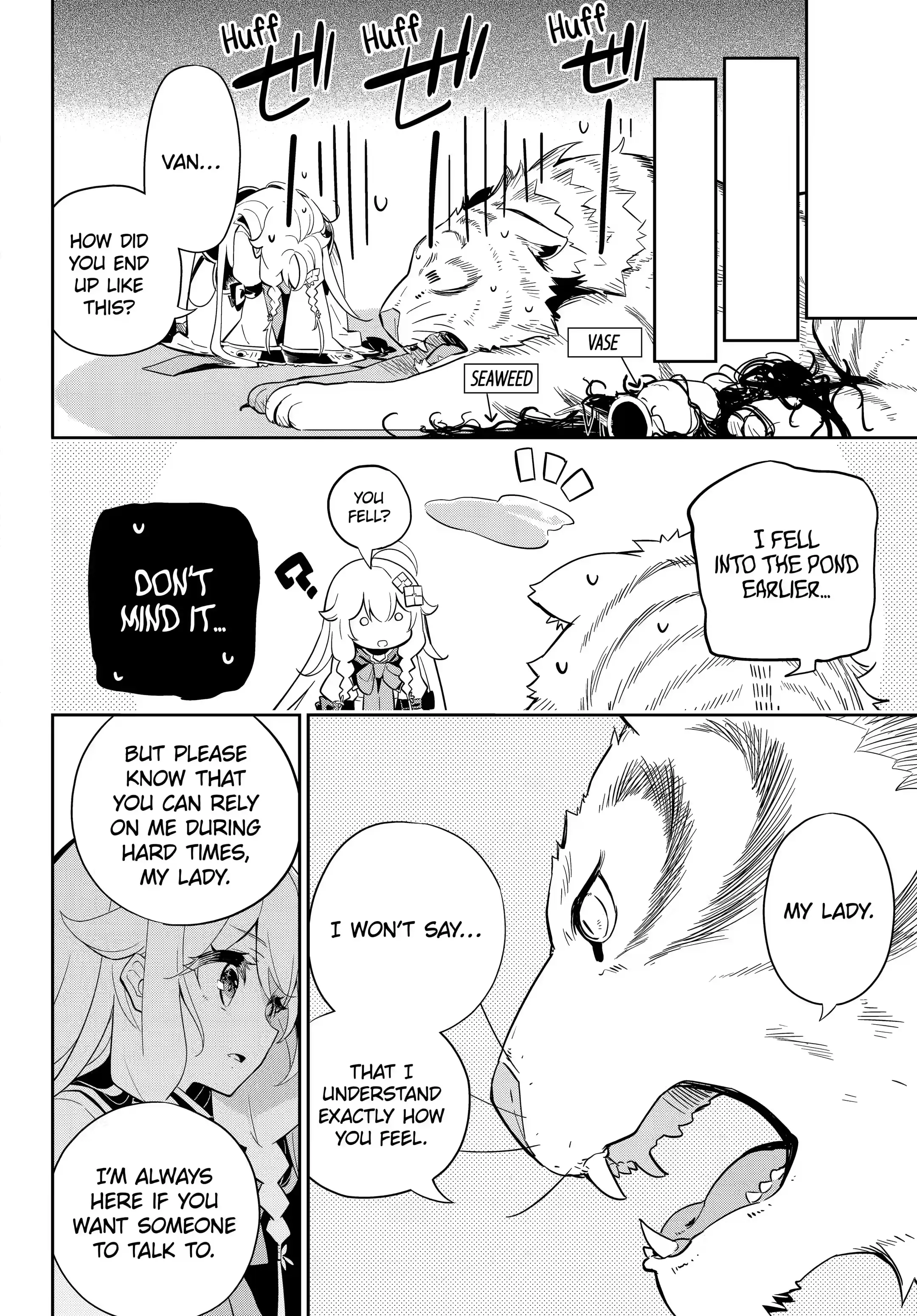 Reincarnated as the Daughter of the Legendary Hero and the Queen of Spirits (Official) chapter 36.3 page 1