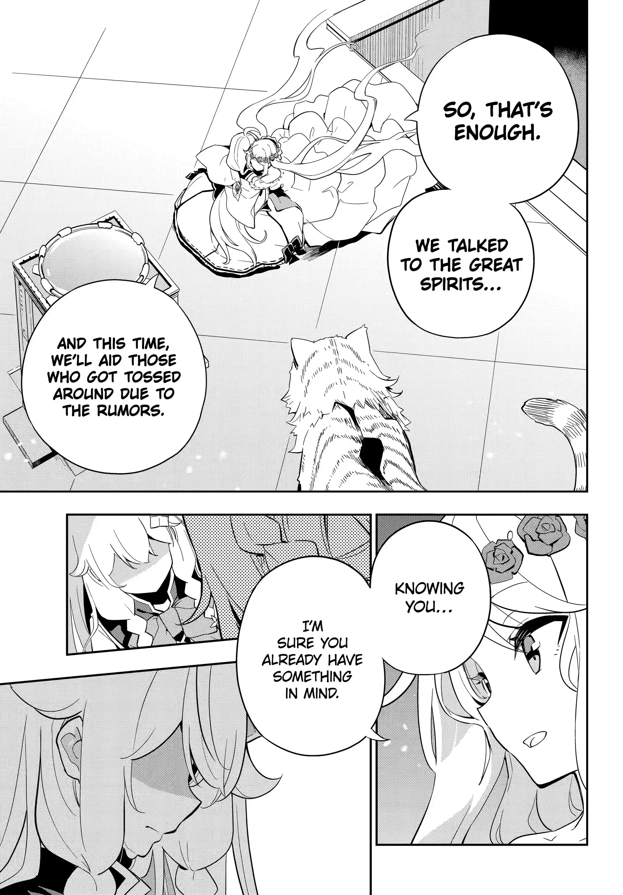 Reincarnated as the Daughter of the Legendary Hero and the Queen of Spirits (Official) chapter 36.3 page 8