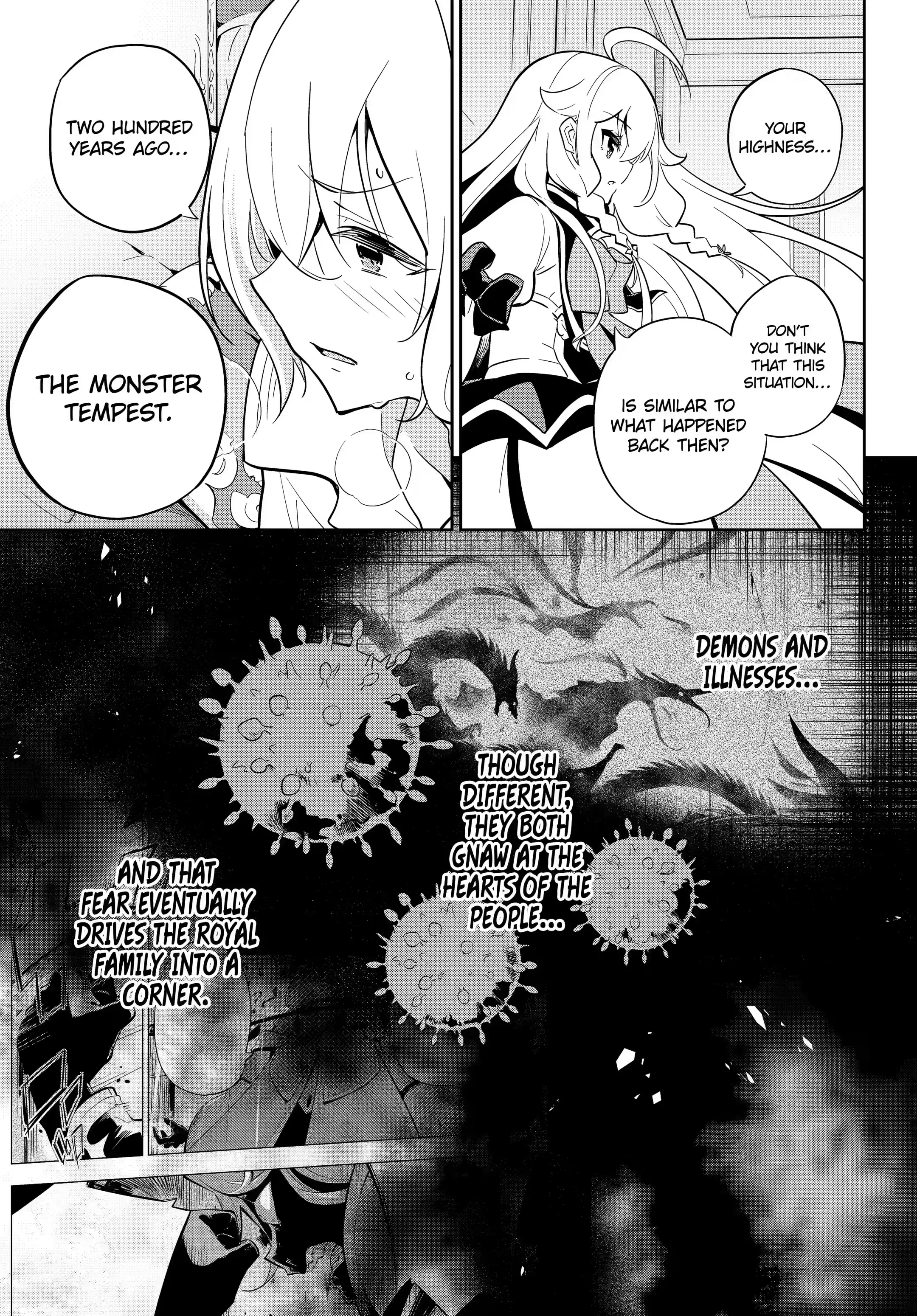 Reincarnated as the Daughter of the Legendary Hero and the Queen of Spirits (Official) chapter 37.2 page 2