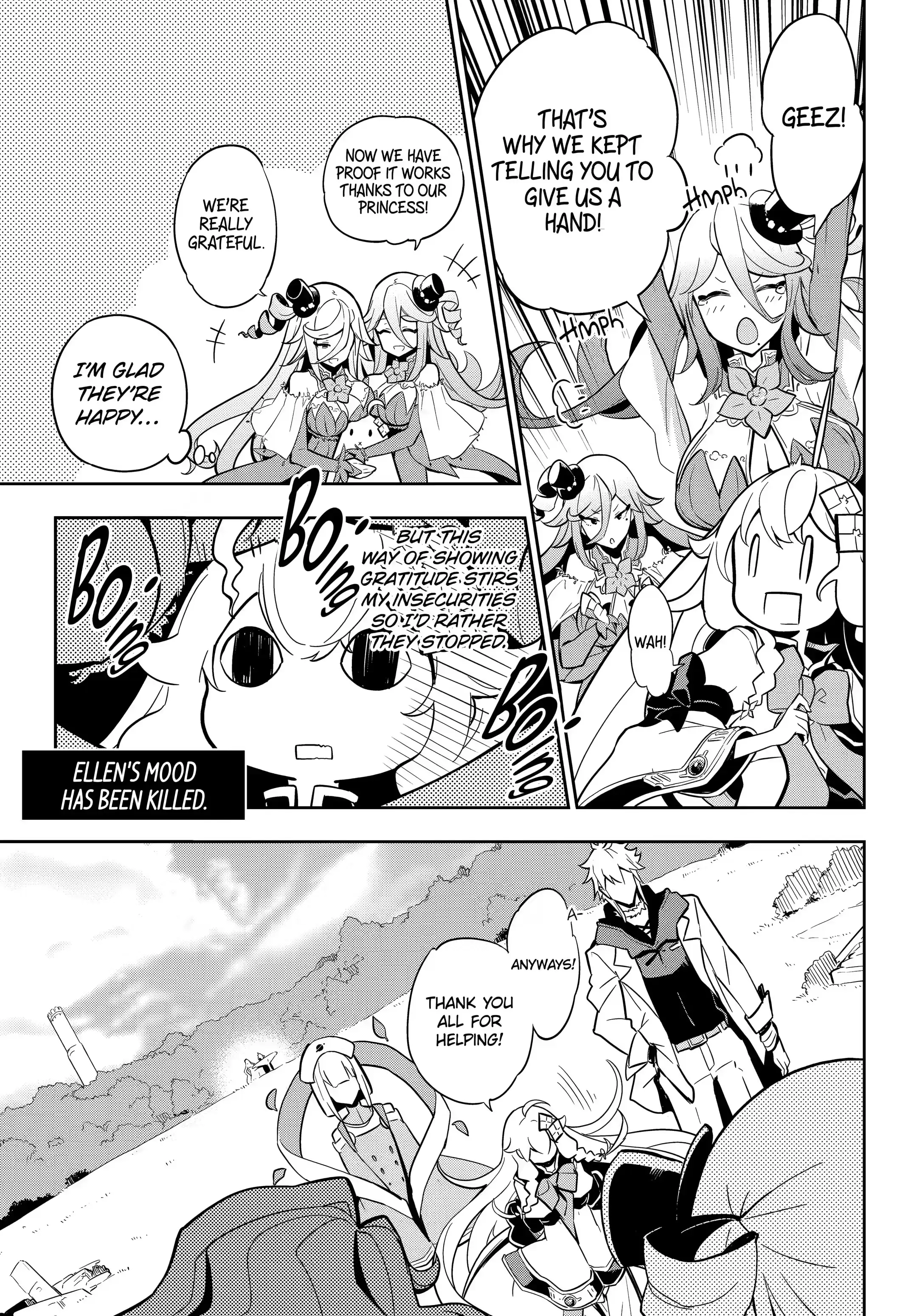 Reincarnated as the Daughter of the Legendary Hero and the Queen of Spirits (Official) chapter 38.3 page 1