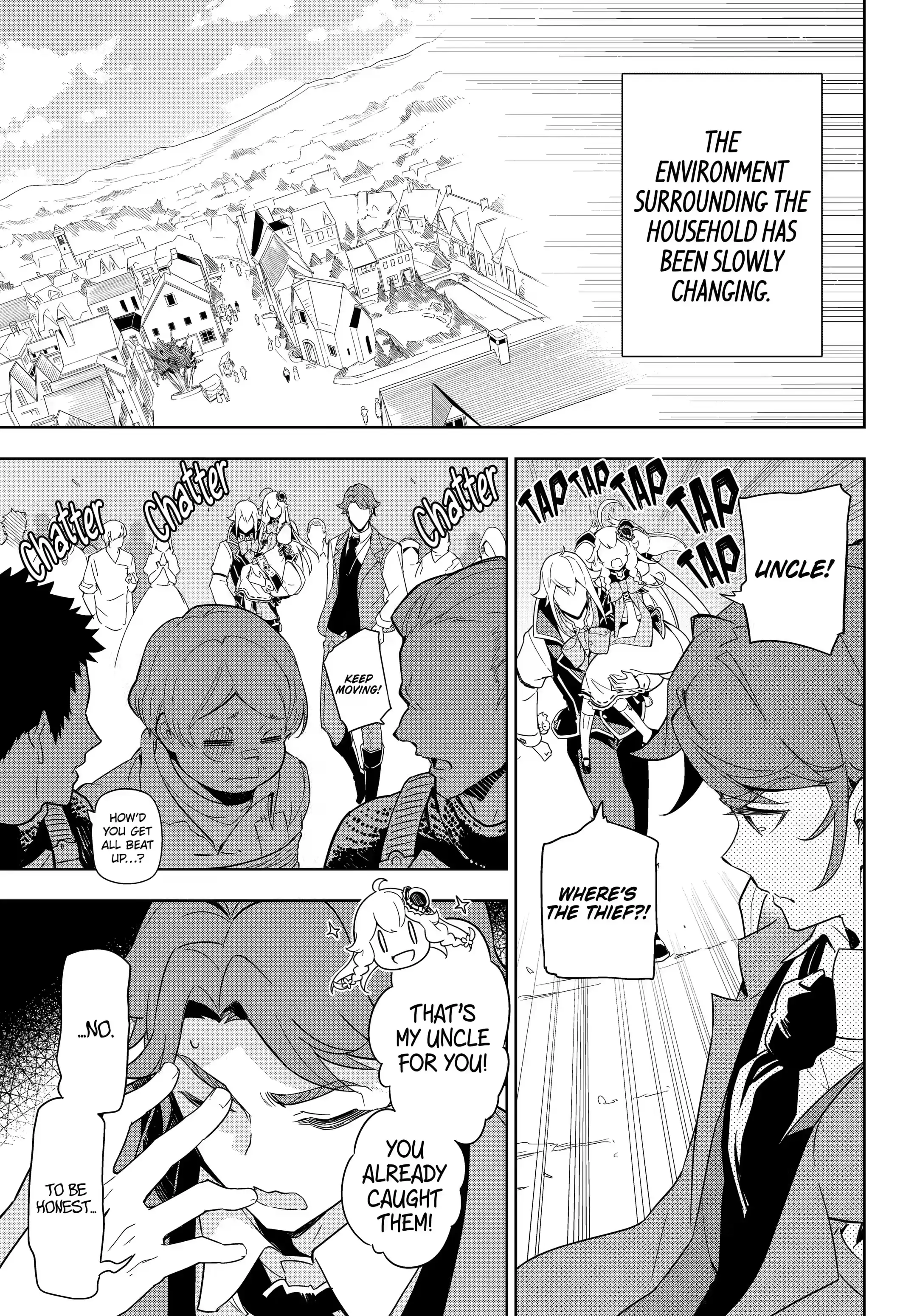 Reincarnated as the Daughter of the Legendary Hero and the Queen of Spirits (Official) chapter 39.1 page 12