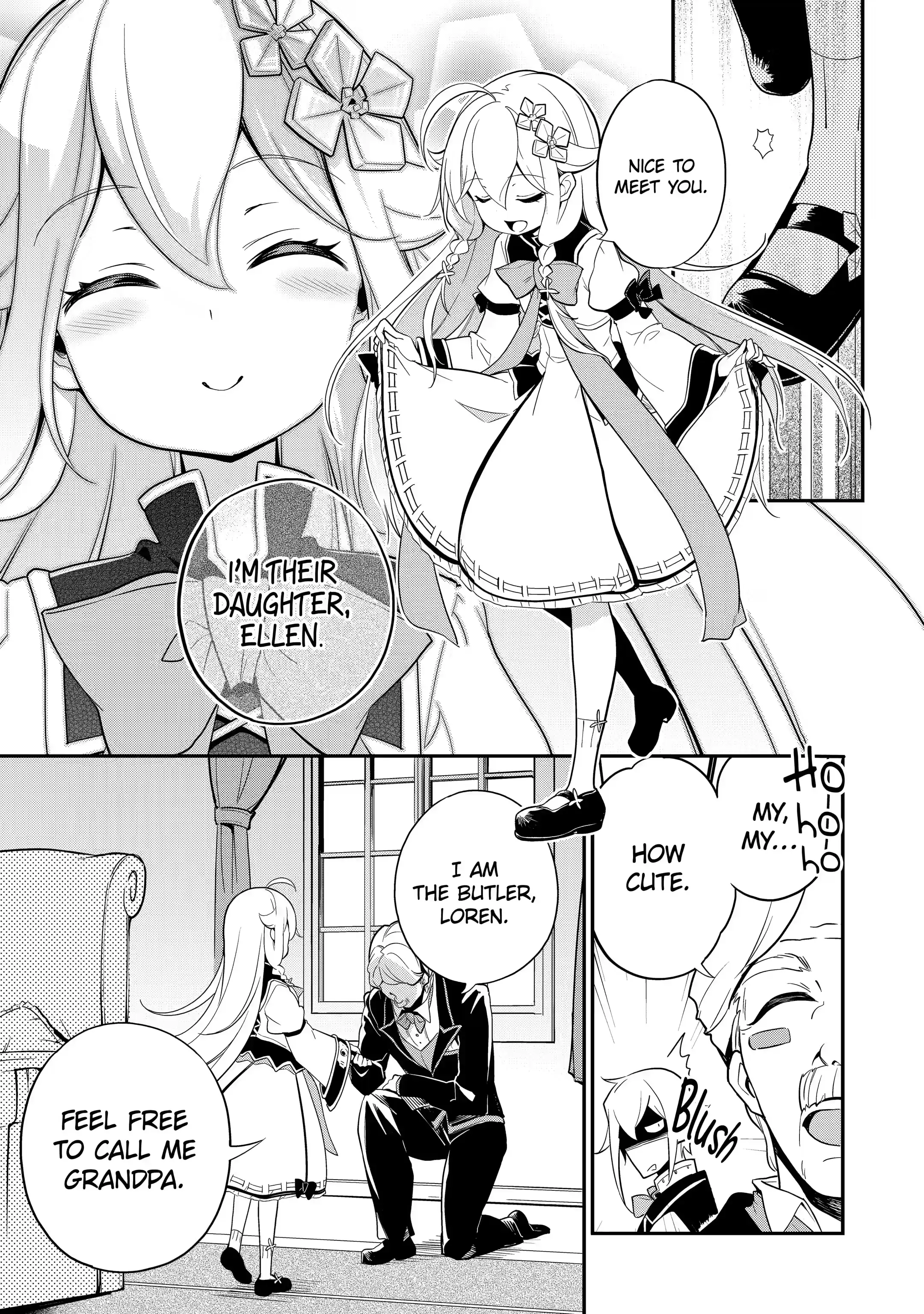 Reincarnated as the Daughter of the Legendary Hero and the Queen of Spirits (Official) chapter 4.1 page 3