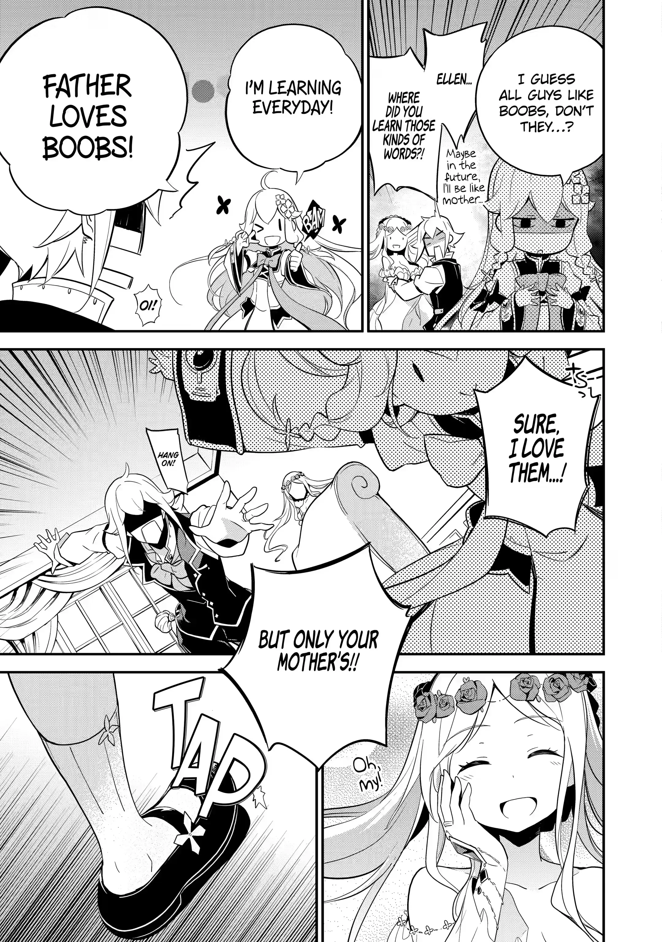 Reincarnated as the Daughter of the Legendary Hero and the Queen of Spirits (Official) chapter 4.1 page 9