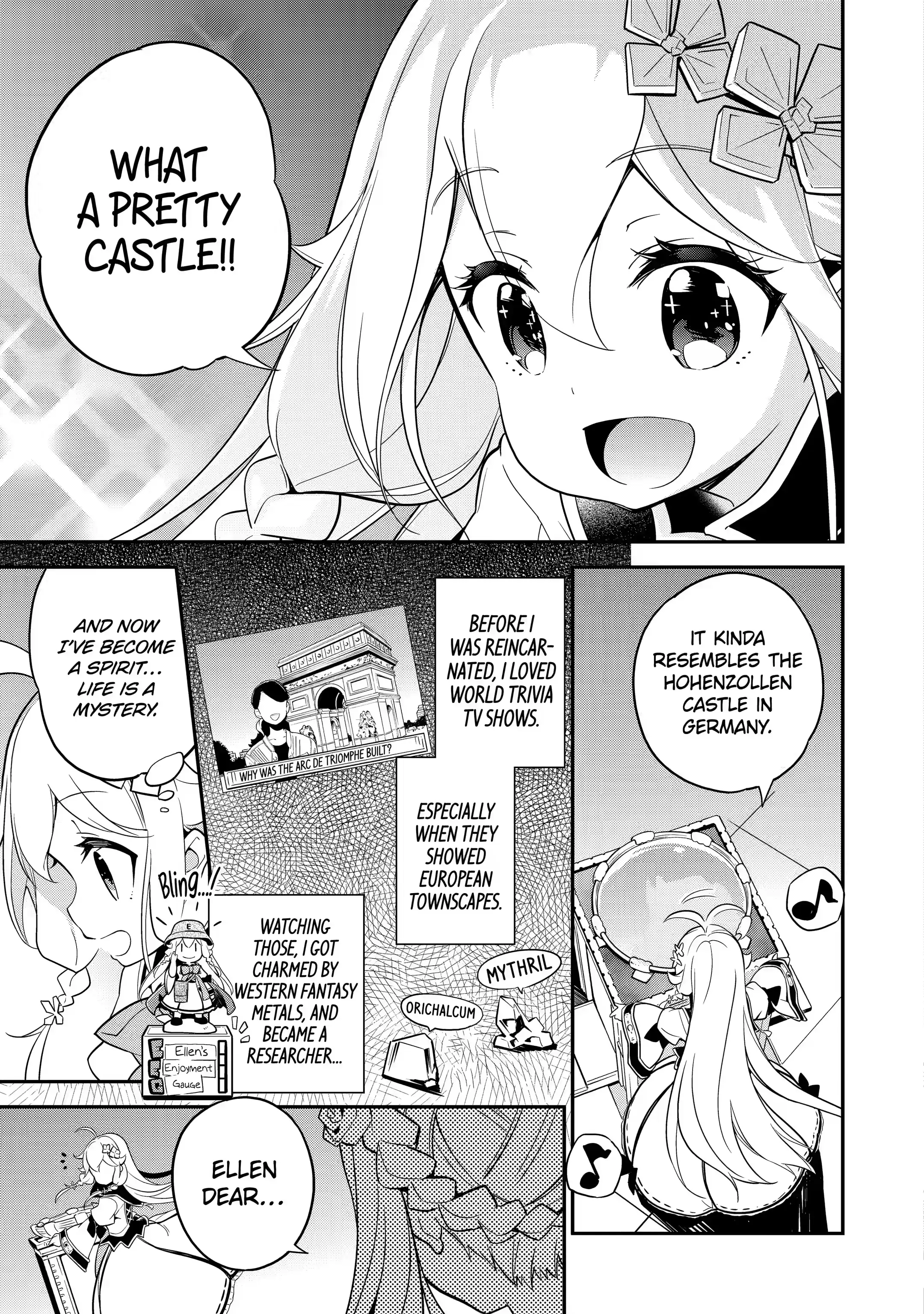 Reincarnated as the Daughter of the Legendary Hero and the Queen of Spirits (Official) chapter 4.2 page 3