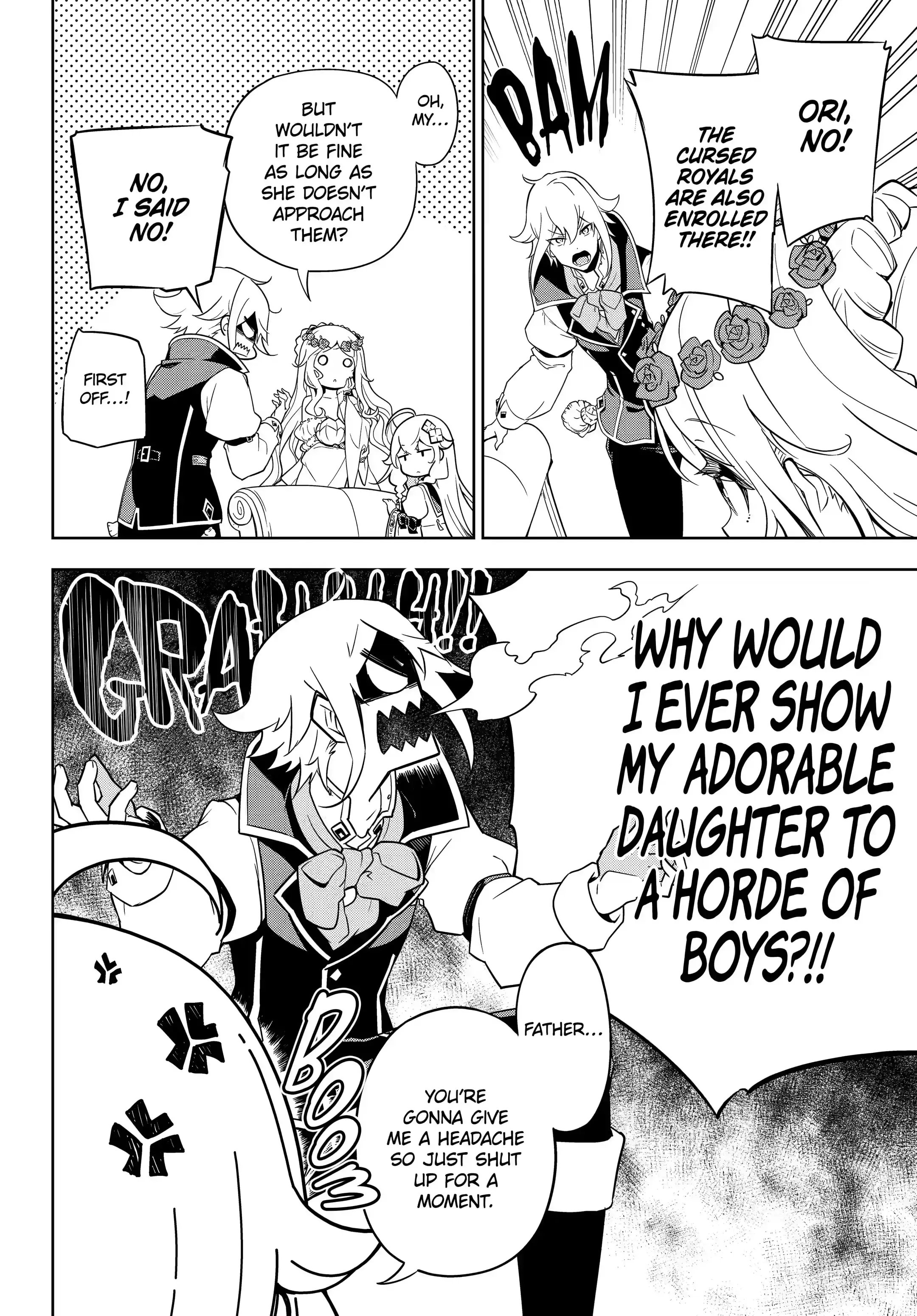 Reincarnated as the Daughter of the Legendary Hero and the Queen of Spirits (Official) chapter 40.1 page 12