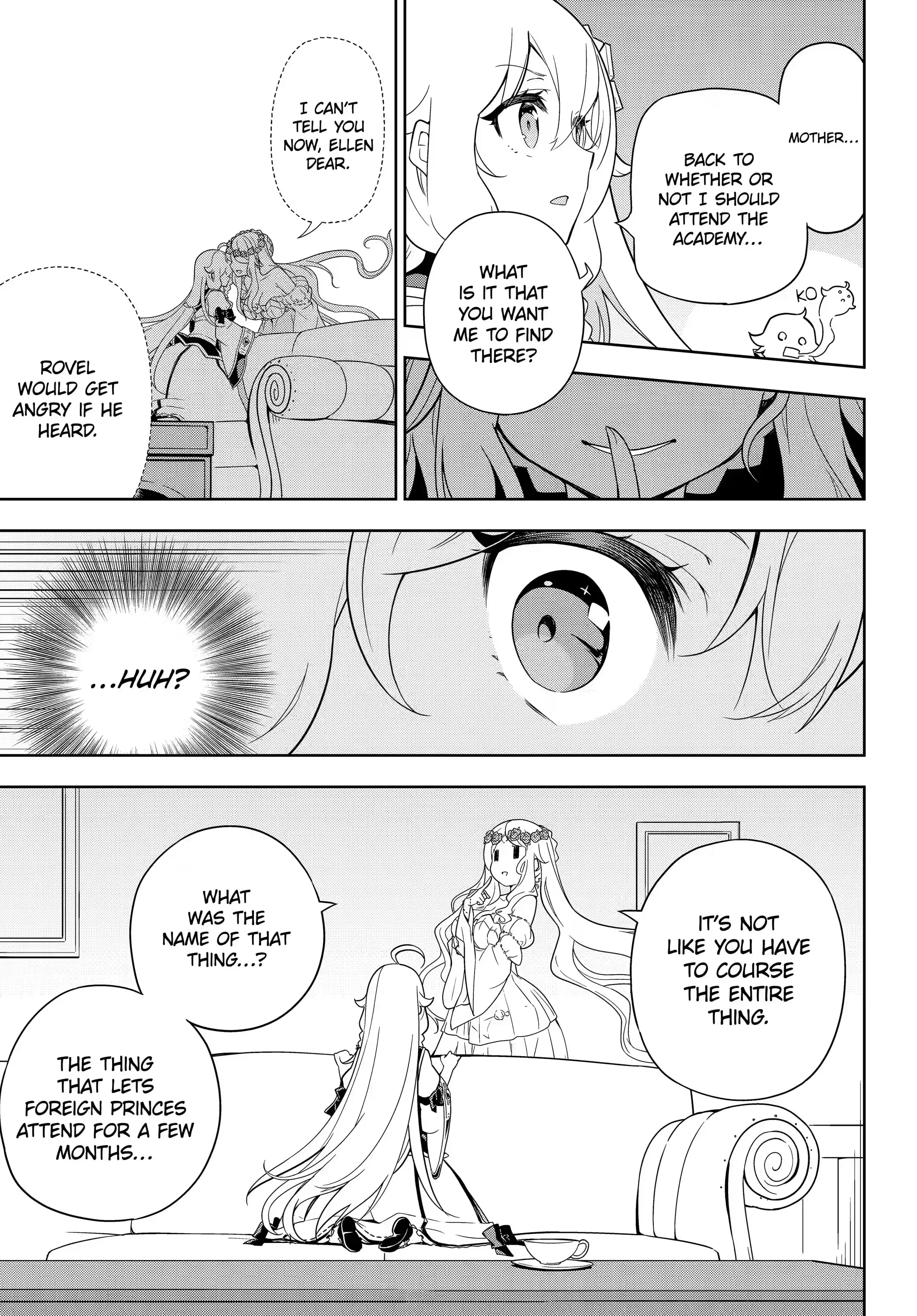 Reincarnated as the Daughter of the Legendary Hero and the Queen of Spirits (Official) chapter 40.1 page 13