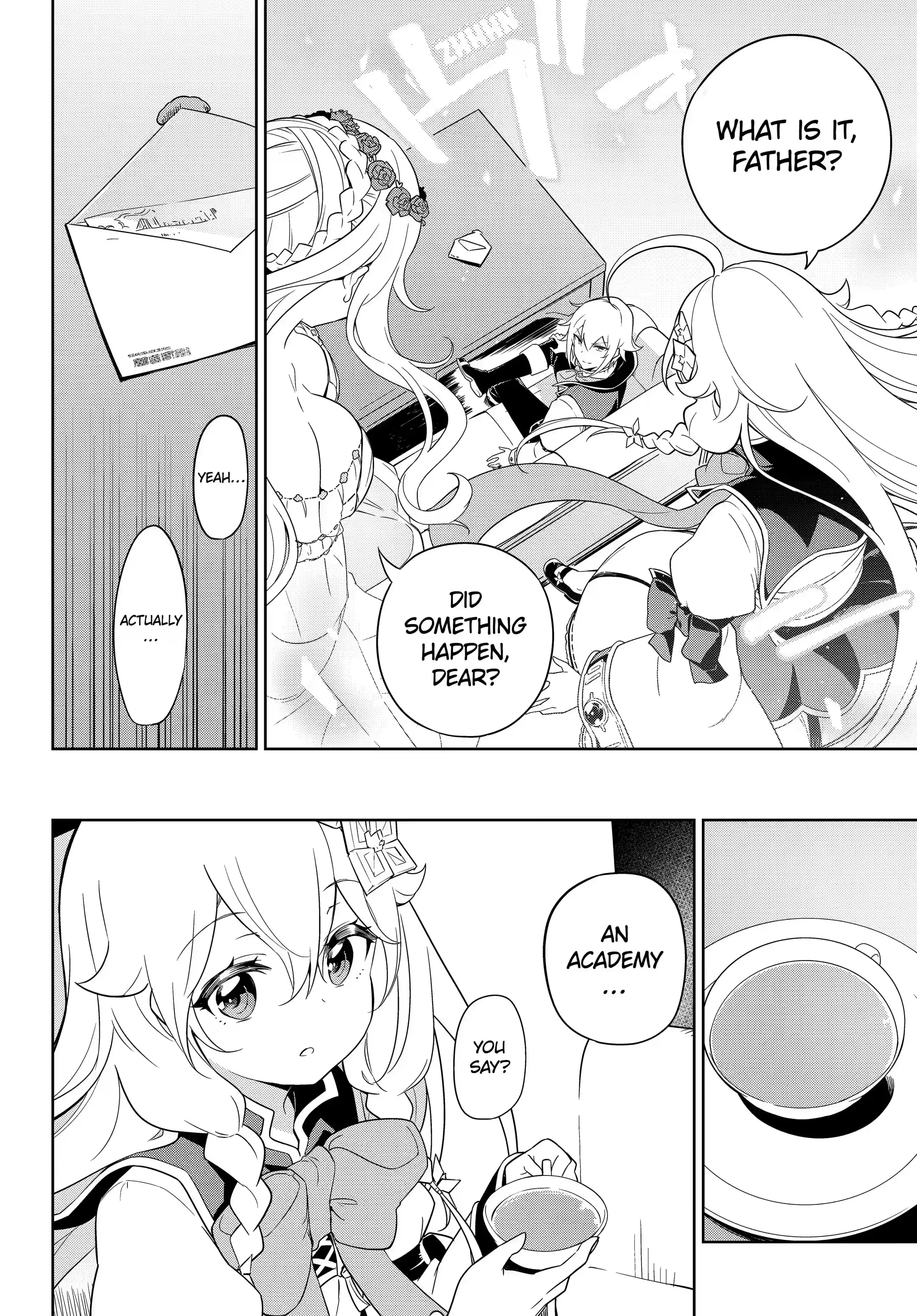 Reincarnated as the Daughter of the Legendary Hero and the Queen of Spirits (Official) chapter 40.1 page 4