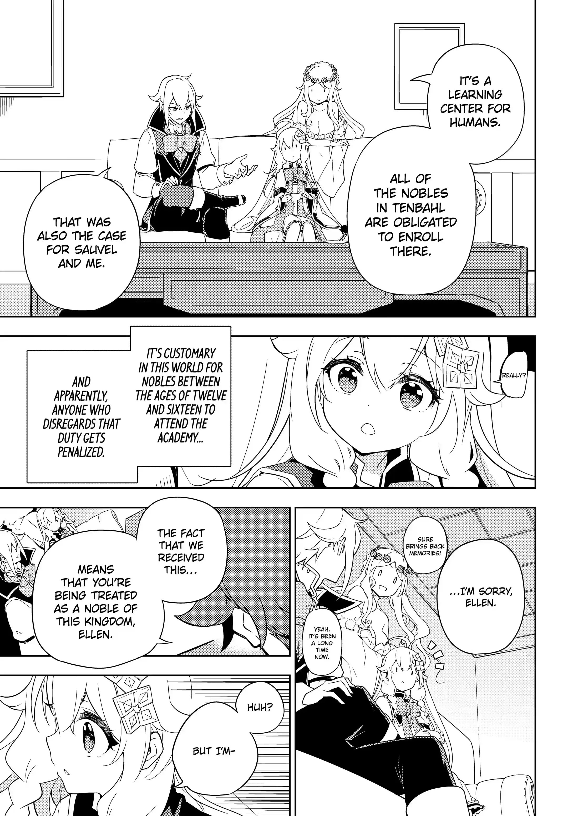 Reincarnated as the Daughter of the Legendary Hero and the Queen of Spirits (Official) chapter 40.1 page 5