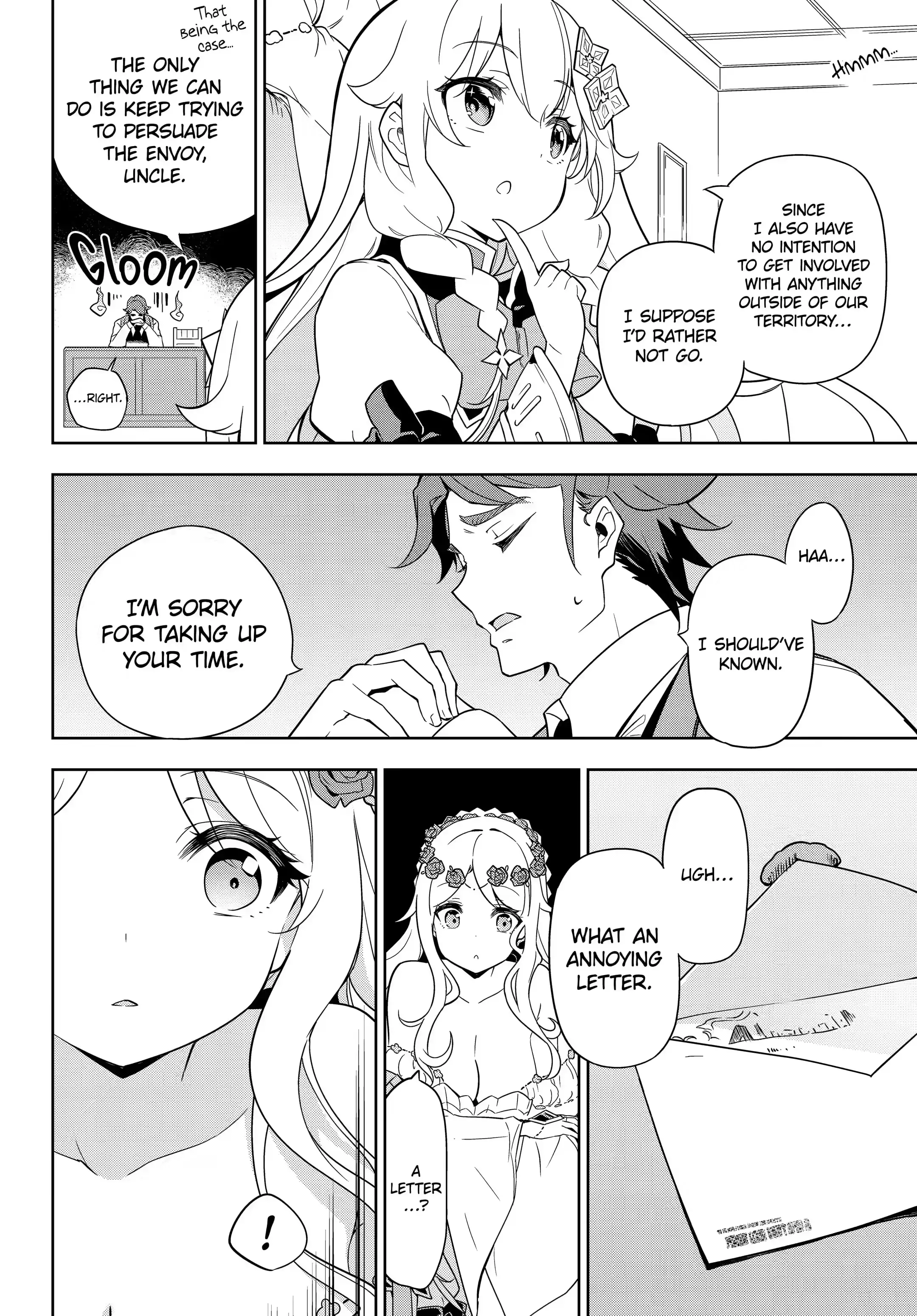 Reincarnated as the Daughter of the Legendary Hero and the Queen of Spirits (Official) chapter 40.1 page 8