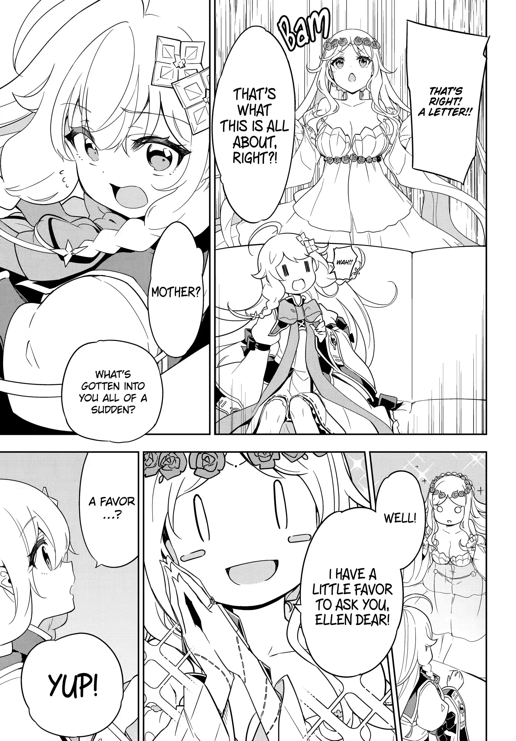 Reincarnated as the Daughter of the Legendary Hero and the Queen of Spirits (Official) chapter 40.1 page 9