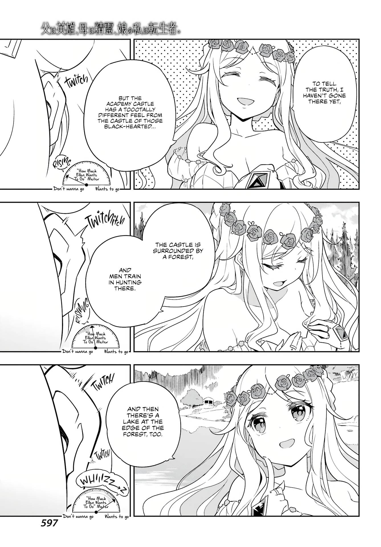 Reincarnated as the Daughter of the Legendary Hero and the Queen of Spirits (Official) chapter 40 page 22
