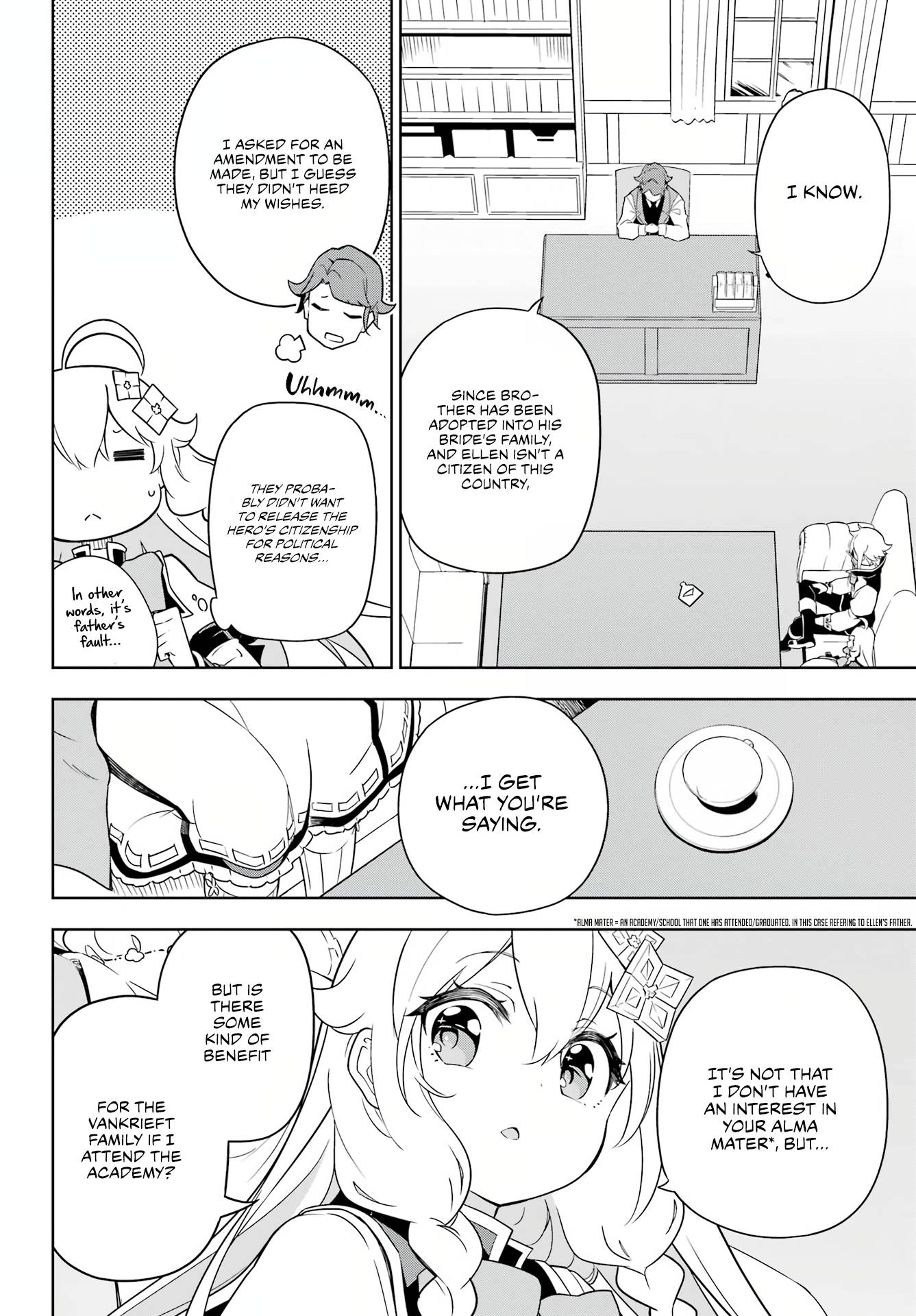 Reincarnated as the Daughter of the Legendary Hero and the Queen of Spirits (Official) chapter 40 page 7