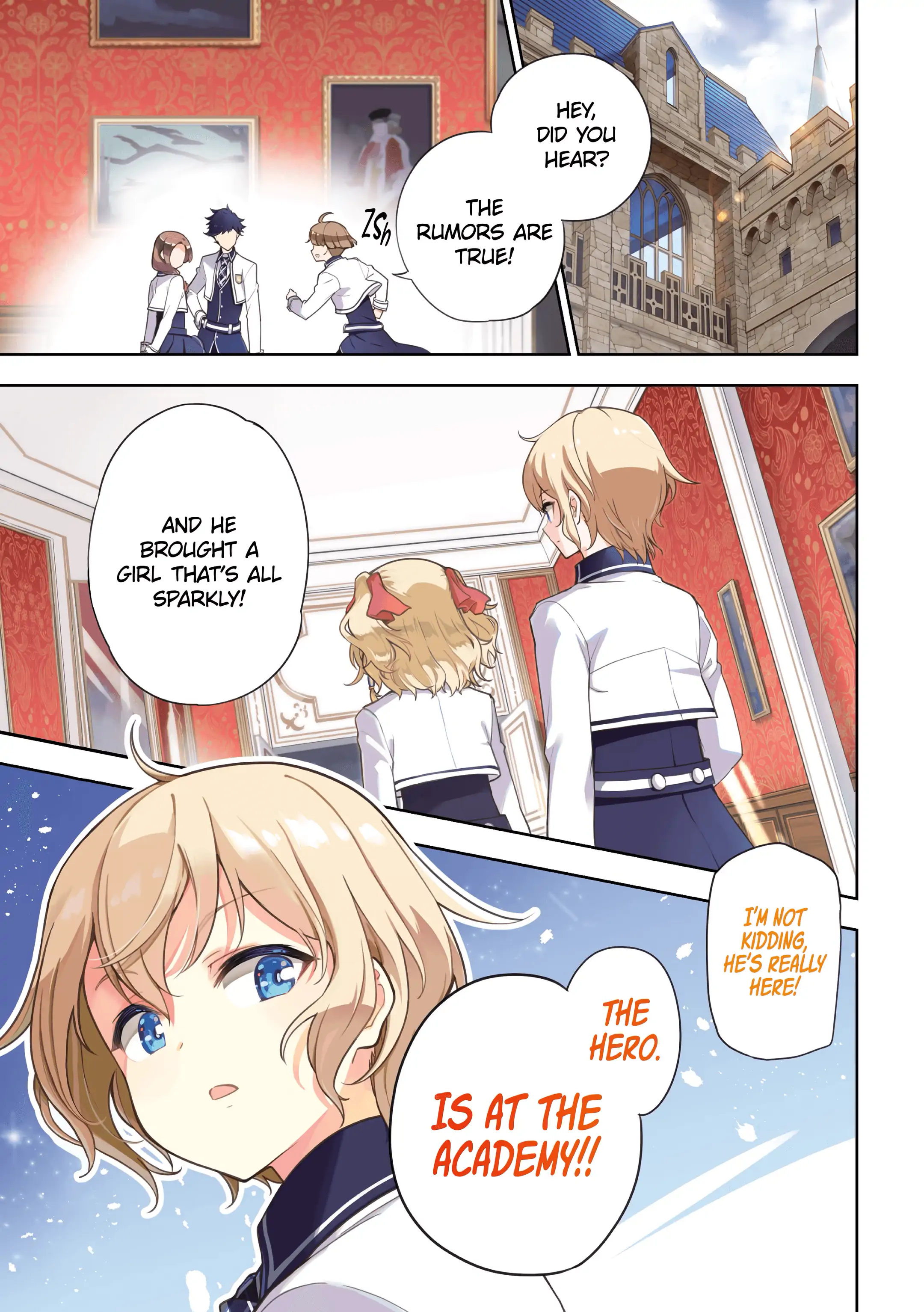 Reincarnated as the Daughter of the Legendary Hero and the Queen of Spirits (Official) chapter 41.1 page 1