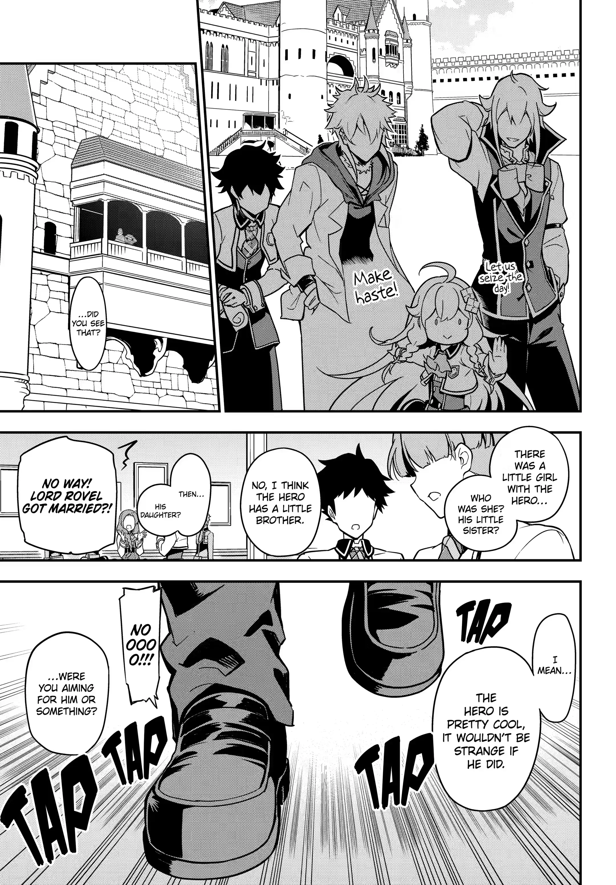 Reincarnated as the Daughter of the Legendary Hero and the Queen of Spirits (Official) chapter 42.2 page 1