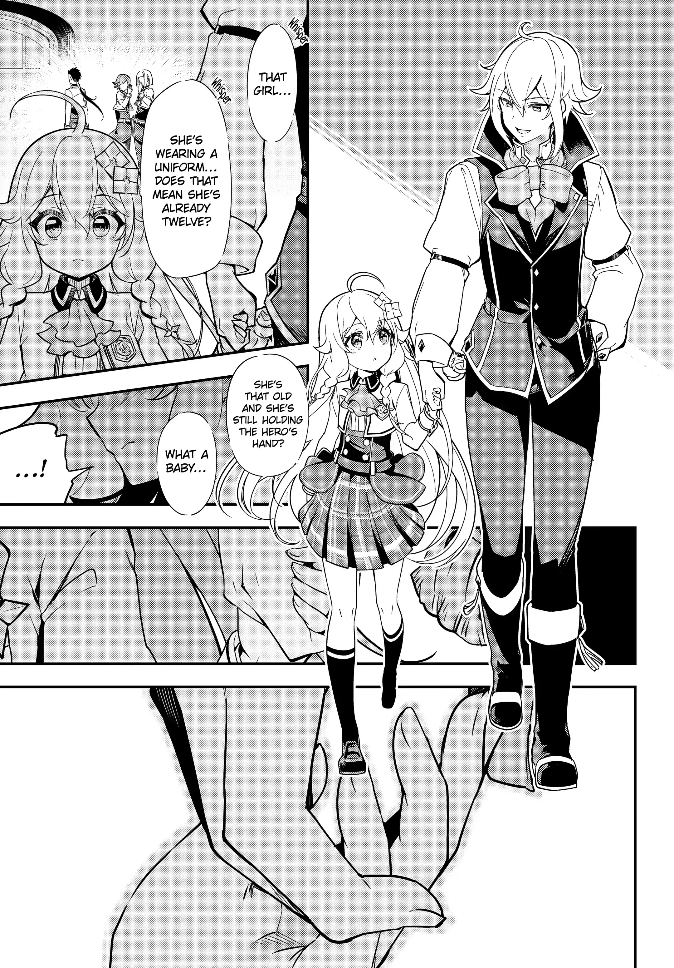 Reincarnated as the Daughter of the Legendary Hero and the Queen of Spirits (Official) chapter 43.1 page 9