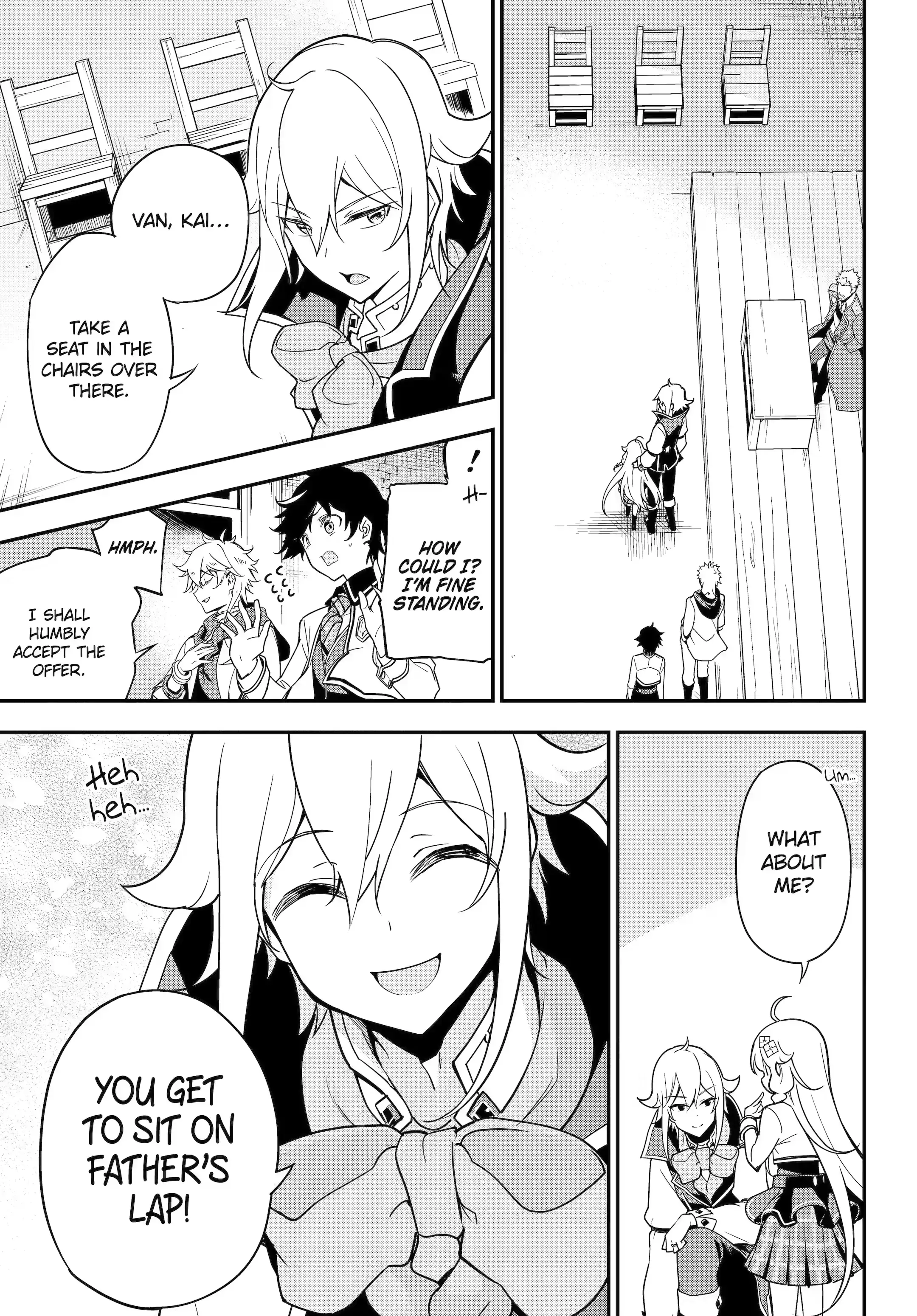 Reincarnated as the Daughter of the Legendary Hero and the Queen of Spirits (Official) chapter 44.1 page 1