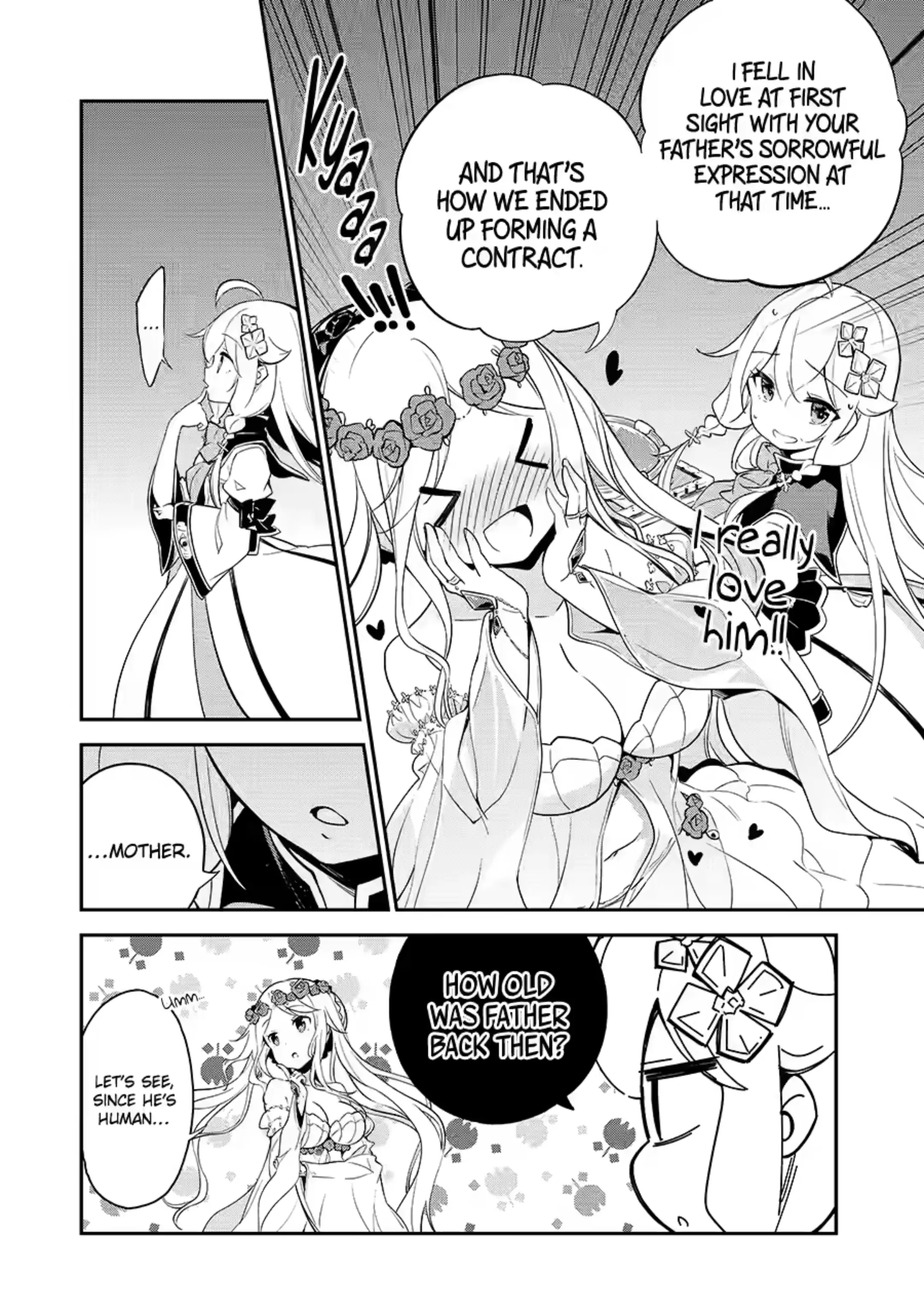 Reincarnated as the Daughter of the Legendary Hero and the Queen of Spirits (Official) chapter 5.1 page 6