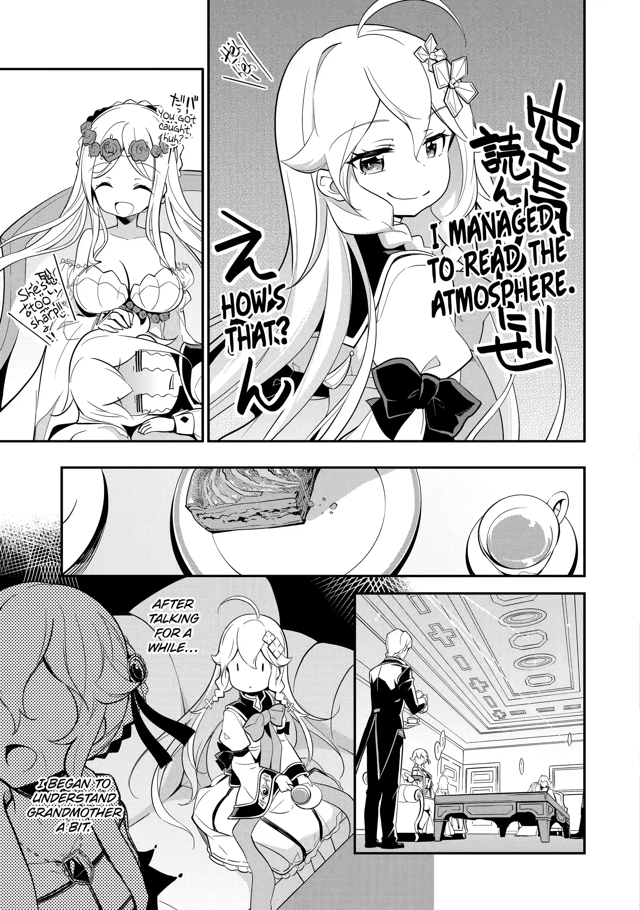 Reincarnated as the Daughter of the Legendary Hero and the Queen of Spirits (Official) chapter 8.1 page 11