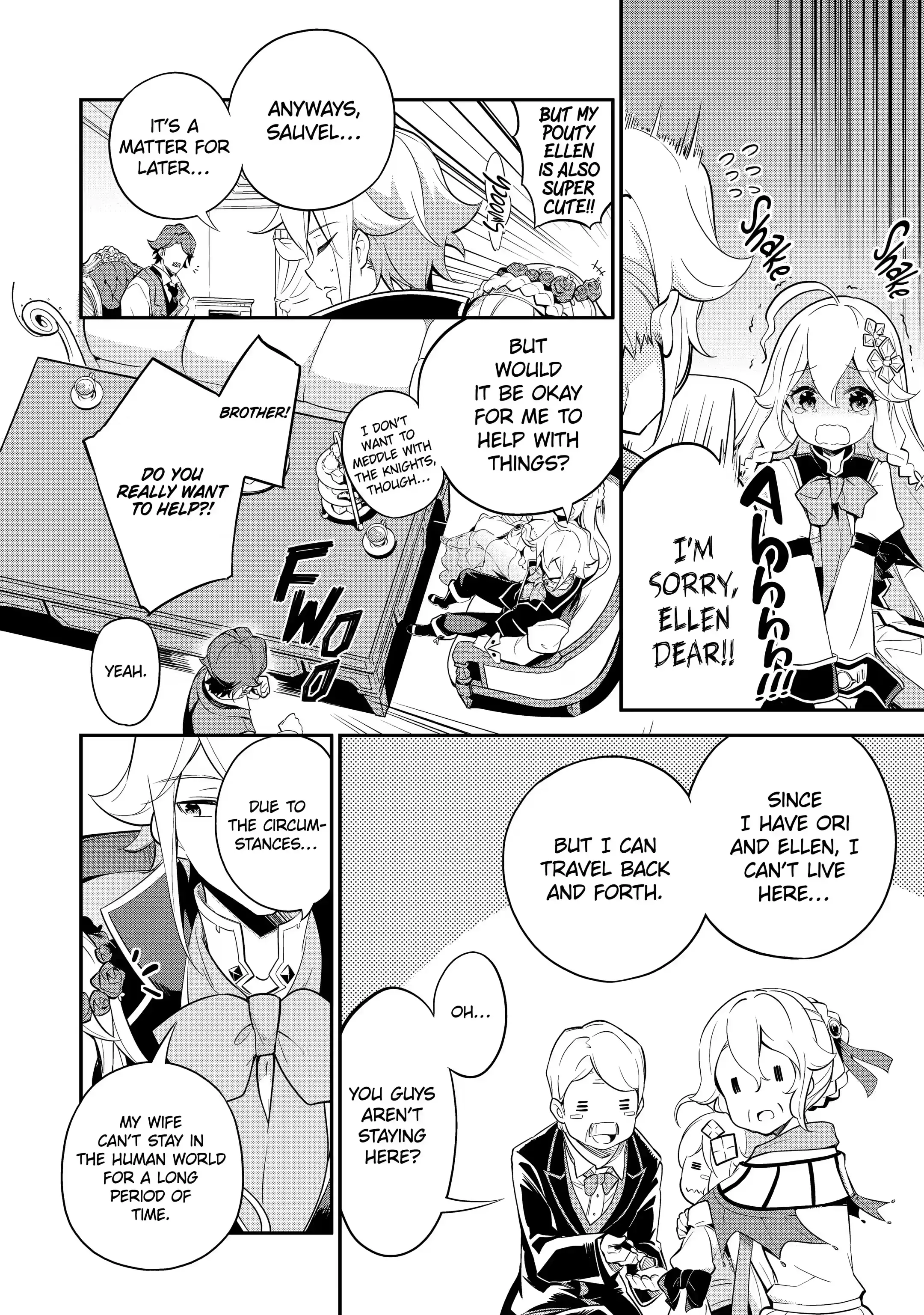 Reincarnated as the Daughter of the Legendary Hero and the Queen of Spirits (Official) chapter 8.1 page 8