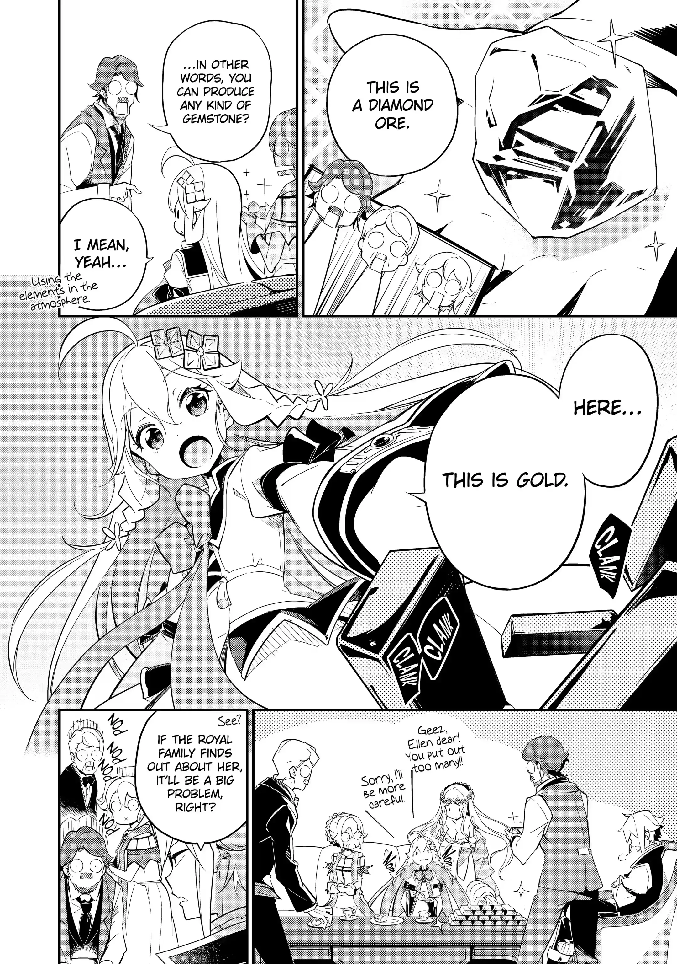 Reincarnated as the Daughter of the Legendary Hero and the Queen of Spirits (Official) chapter 8.2 page 4