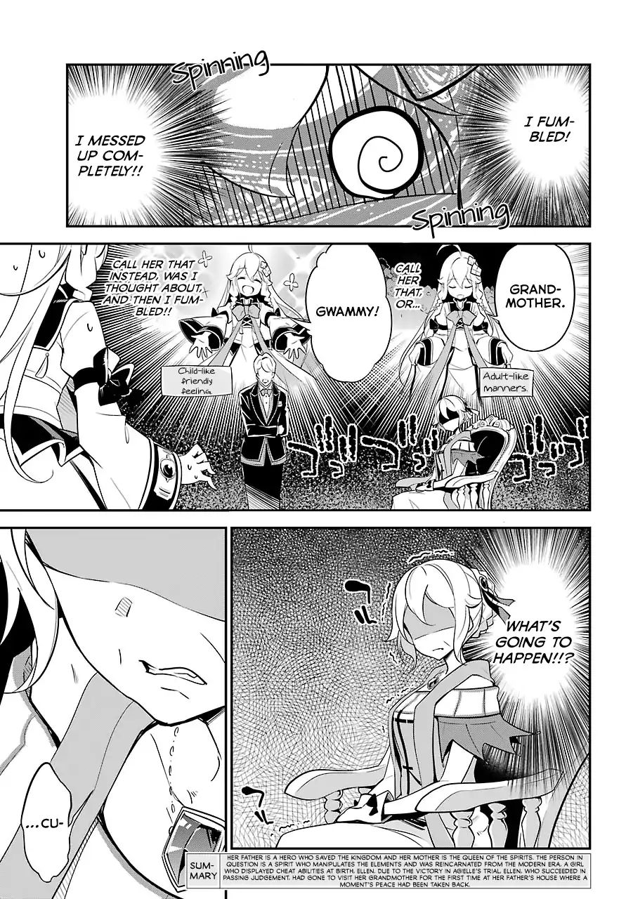 Reincarnated as the Daughter of the Legendary Hero and the Queen of Spirits (Official) chapter 8 page 4