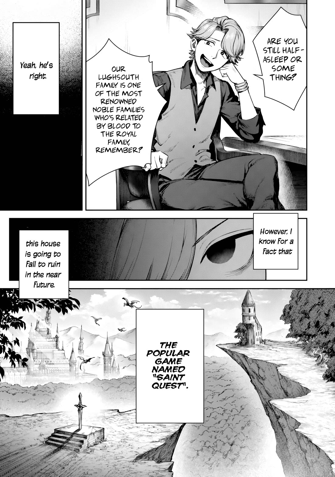 Reincarnated Into a Villainous Family, but I'm Ignoring the Plot and Going Rogue! chapter 1 page 5