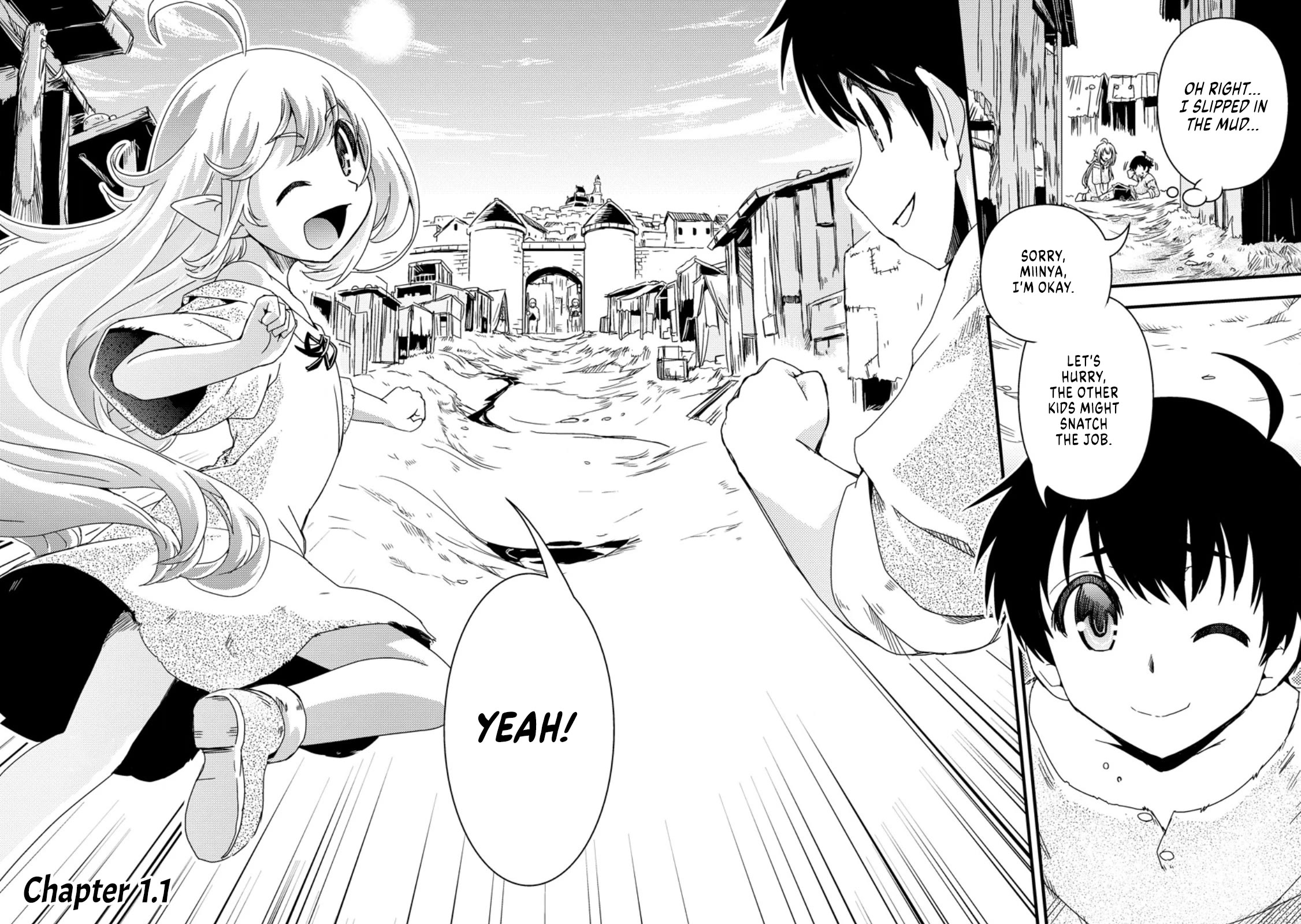 Reincarnation in Another World, Rising from the Slums ~ Gathering and Hunting for Meals to Enjoy a Slow Life~ chapter 1 page 2