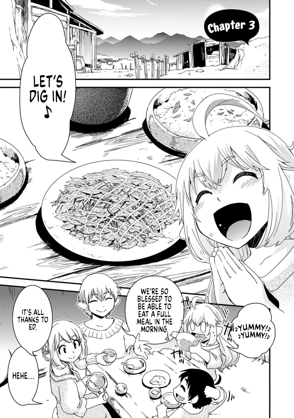 Reincarnation in Another World, Rising from the Slums ~ Gathering and Hunting for Meals to Enjoy a Slow Life~ chapter 3 page 1