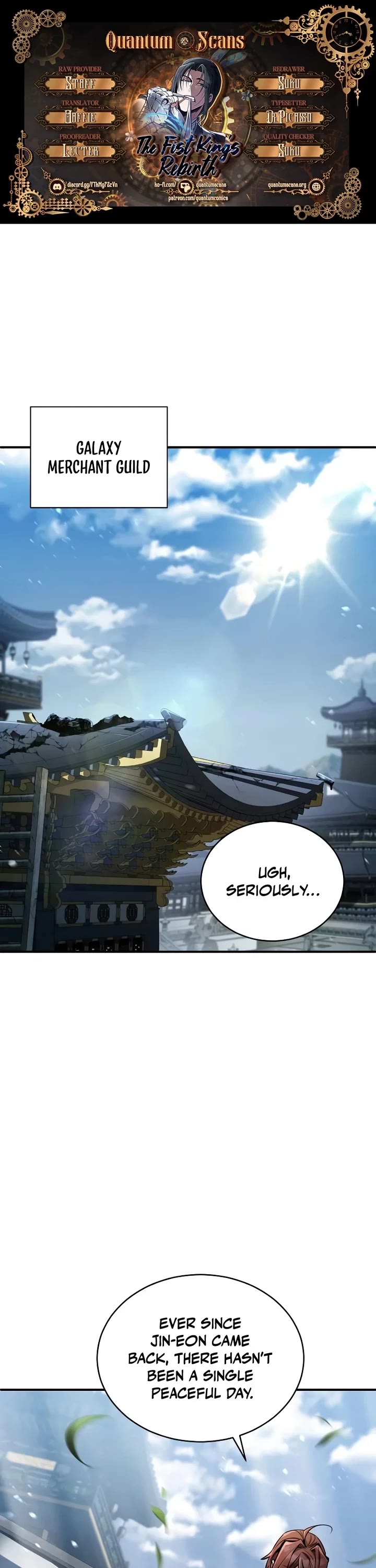 Reincarnation of the Fist King chapter 8 page 1