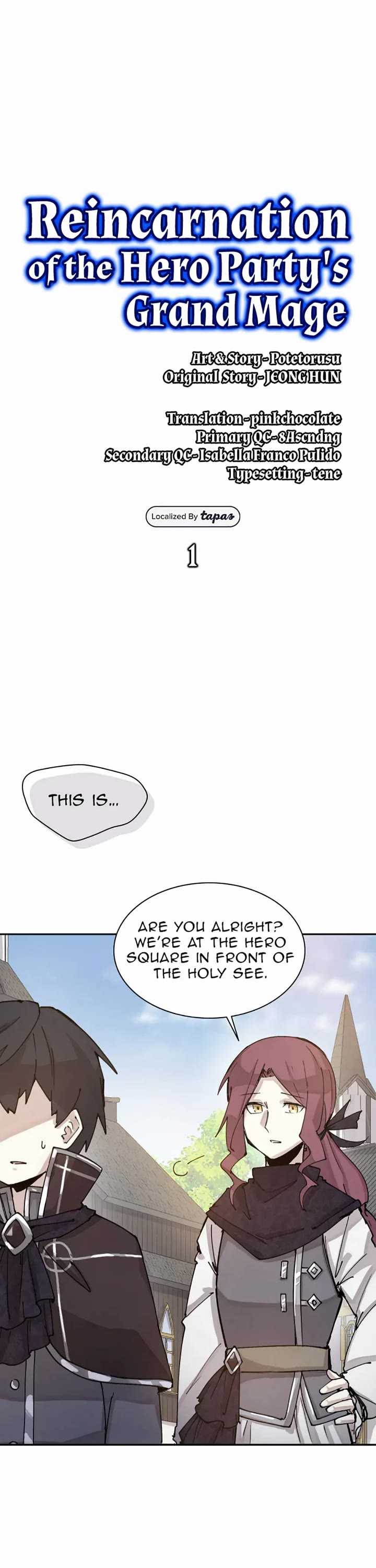 Reincarnation of the Hero Party's Archmage chapter 1 page 1