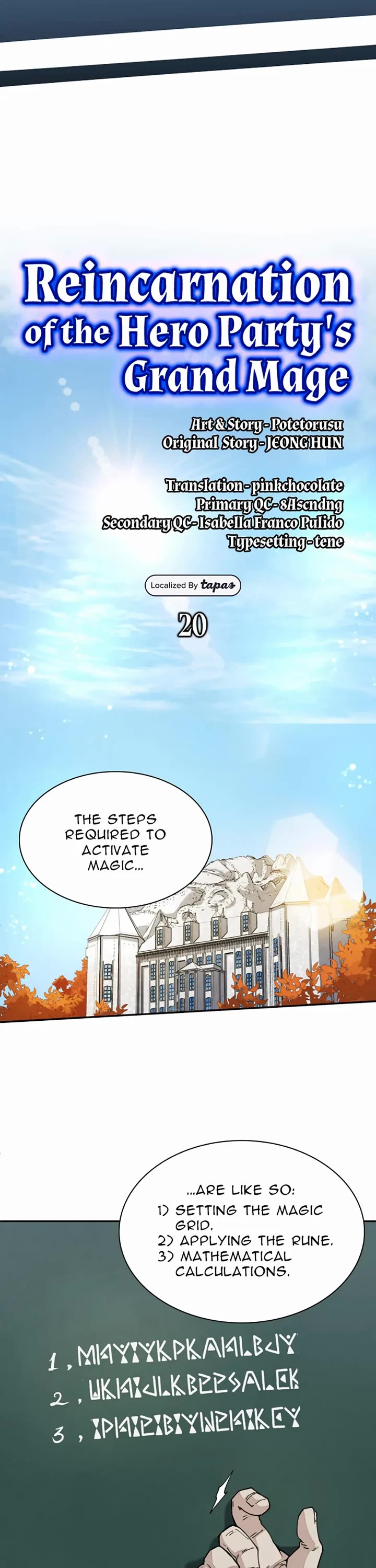 Reincarnation of the Hero Party's Archmage chapter 20 page 2