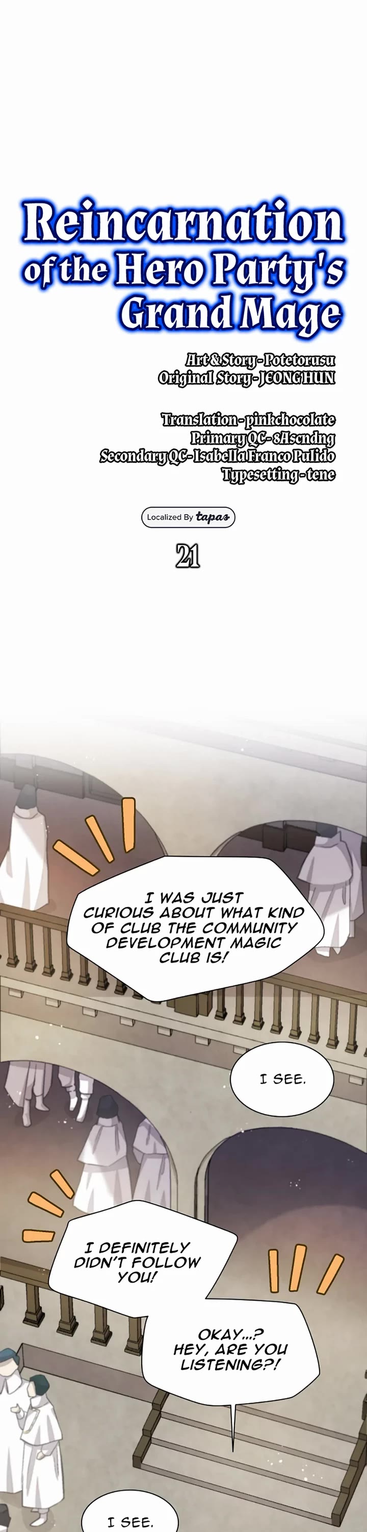 Reincarnation of the Hero Party's Archmage chapter 21 page 1