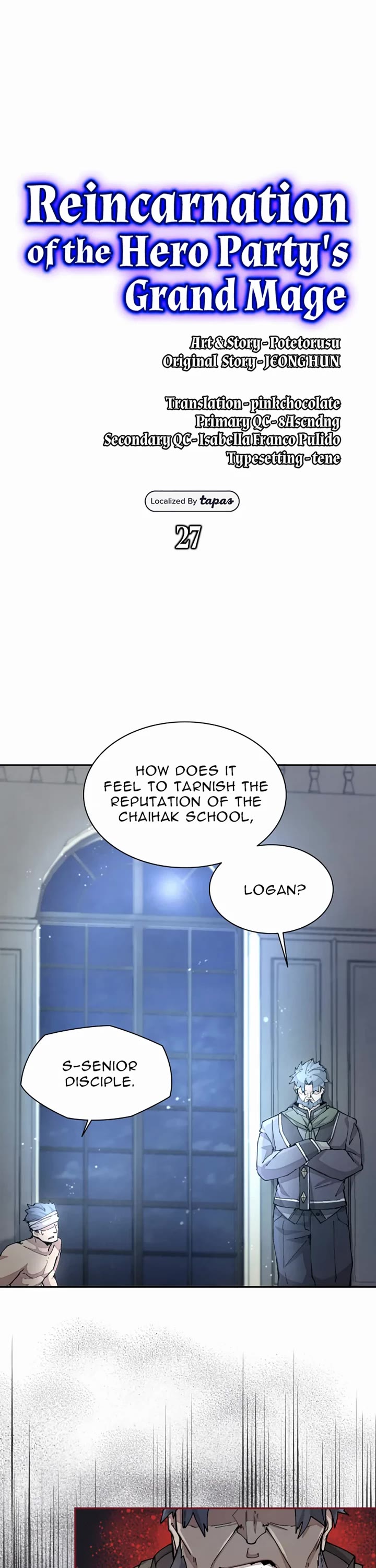 Reincarnation of the Hero Party's Archmage chapter 27 page 1