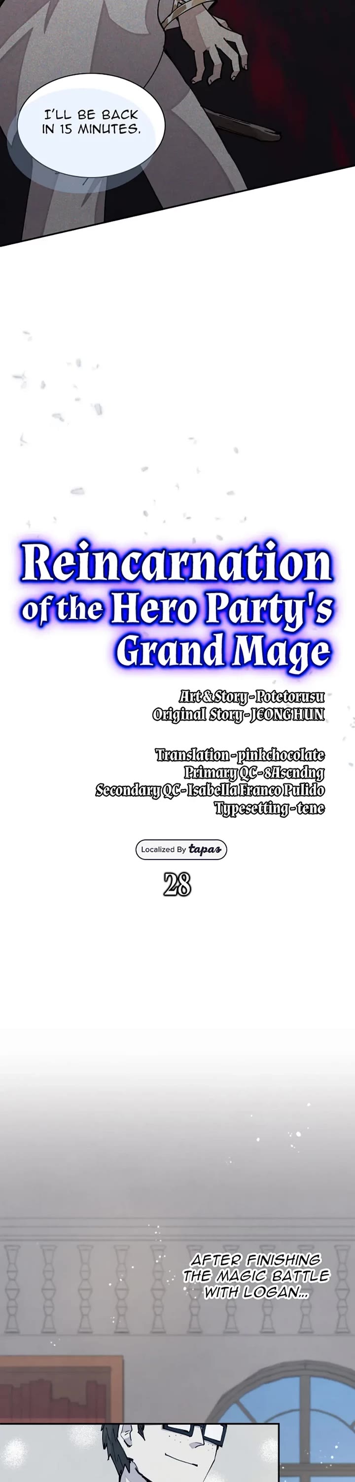 Reincarnation of the Hero Party's Archmage chapter 28 page 16