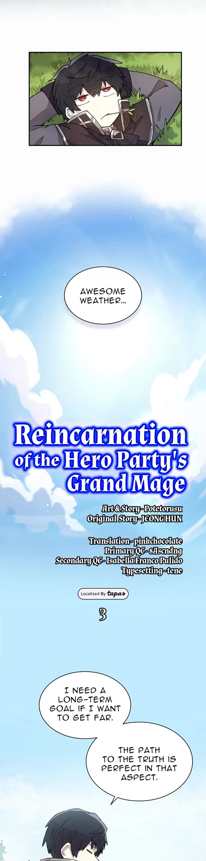 Reincarnation of the Hero Party's Archmage chapter 3 page 2