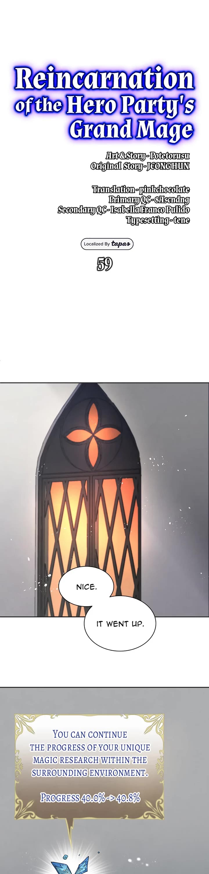 Reincarnation of the Hero Party's Archmage chapter 59 page 1