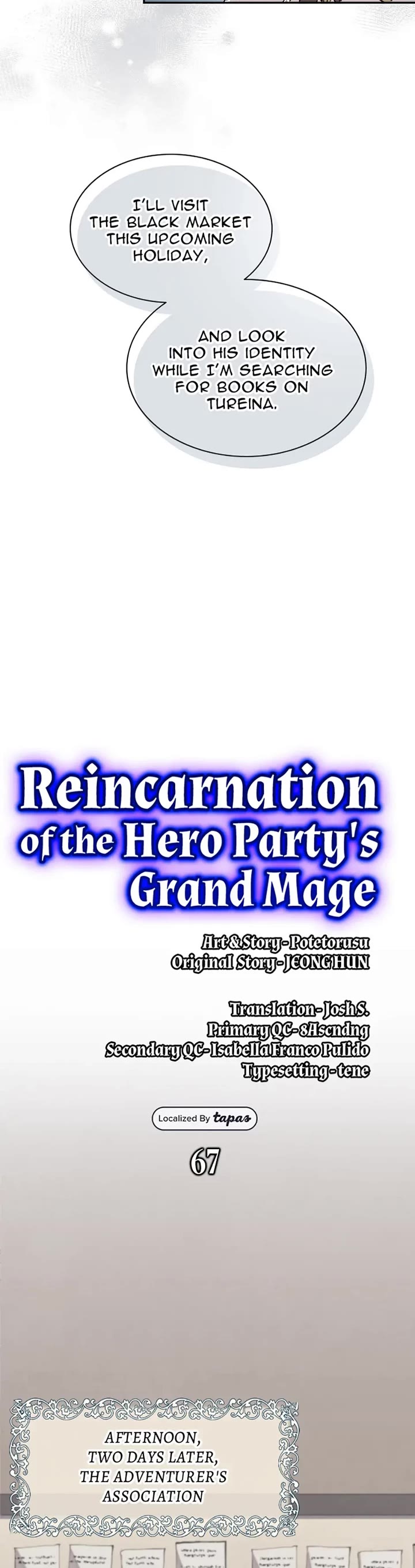 Reincarnation of the Hero Party's Archmage chapter 67 page 9