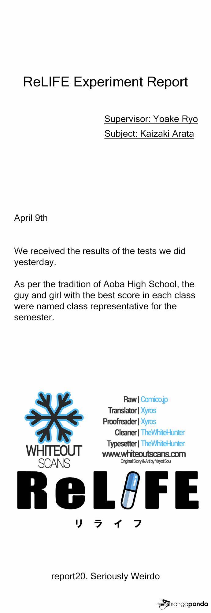 ReLIFE chapter 20 page 1