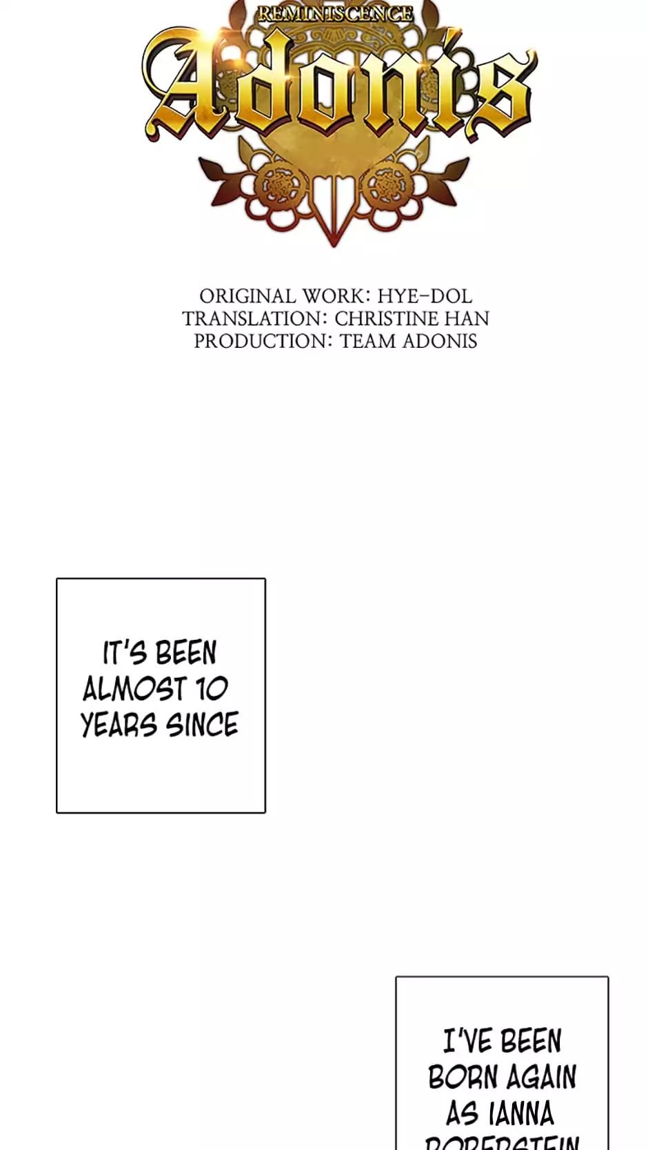 Reminiscence Adonis chapter 1 page 7