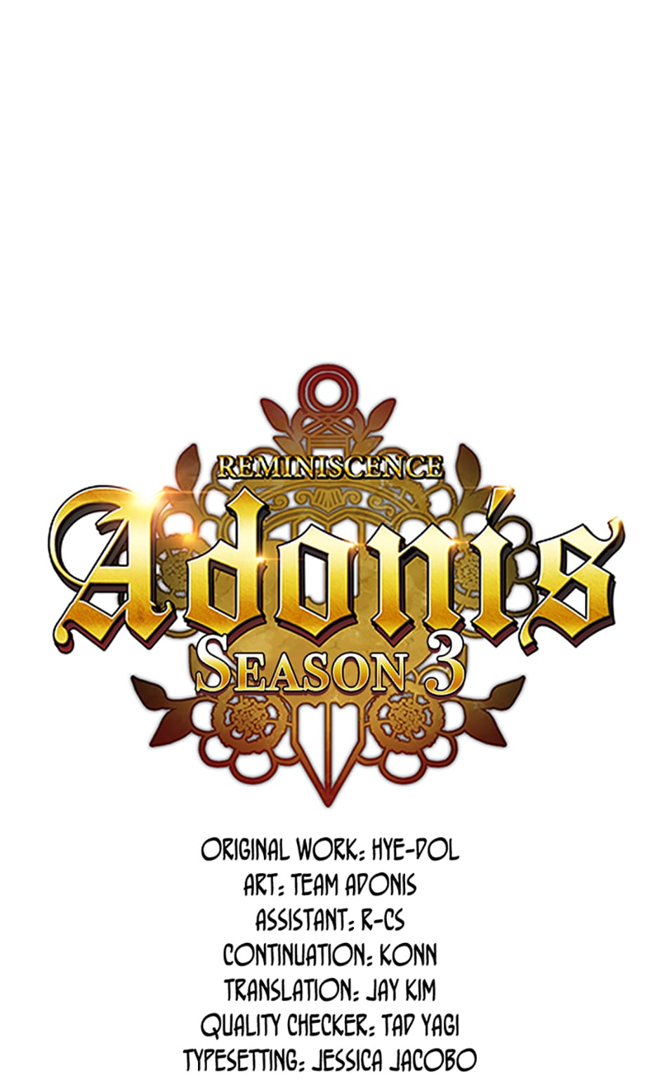 Reminiscence Adonis chapter 103 page 1