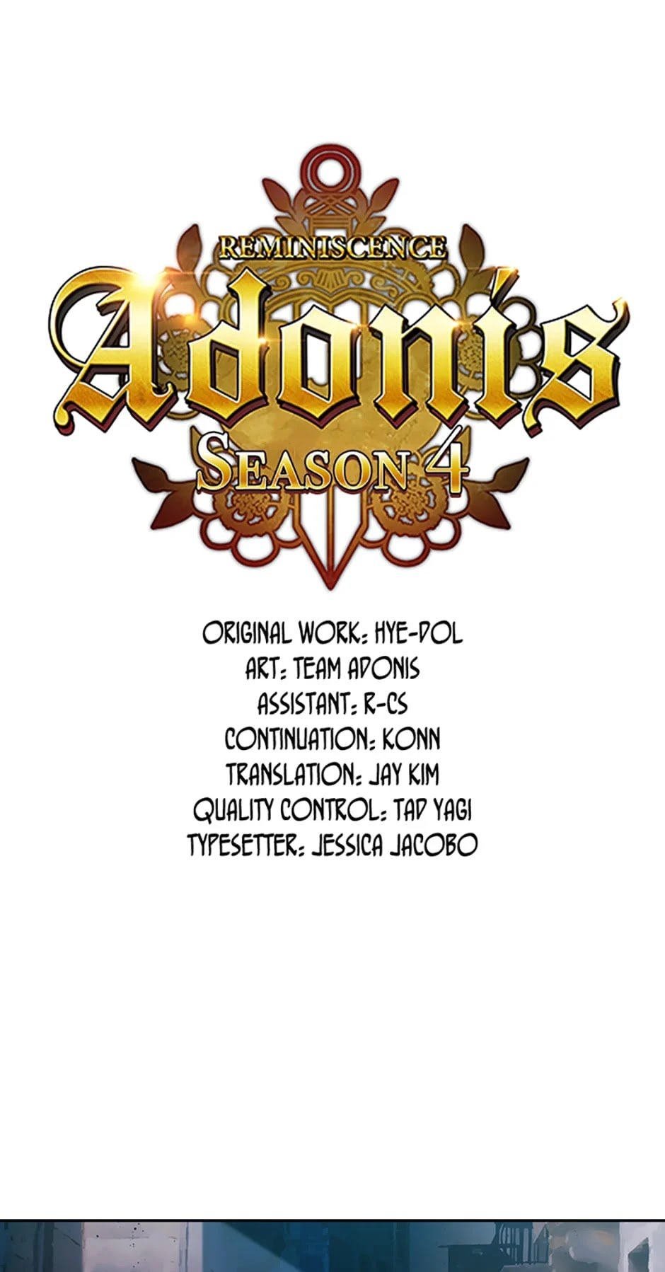 Reminiscence Adonis chapter 134 page 1